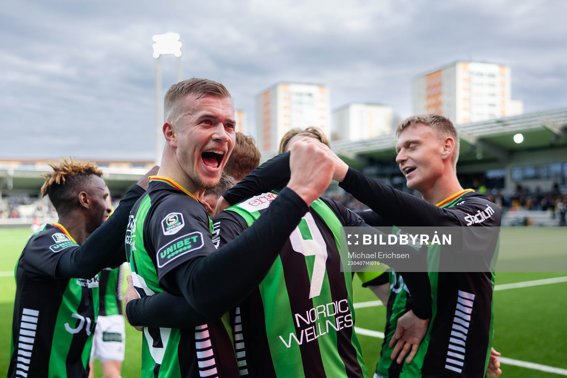 GAIS Alexander Ahl Holmström jublar