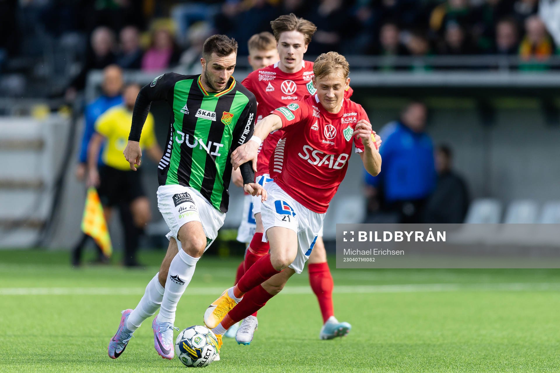 GAIS Egzon Binaku och Brages Henry Sletsjøe