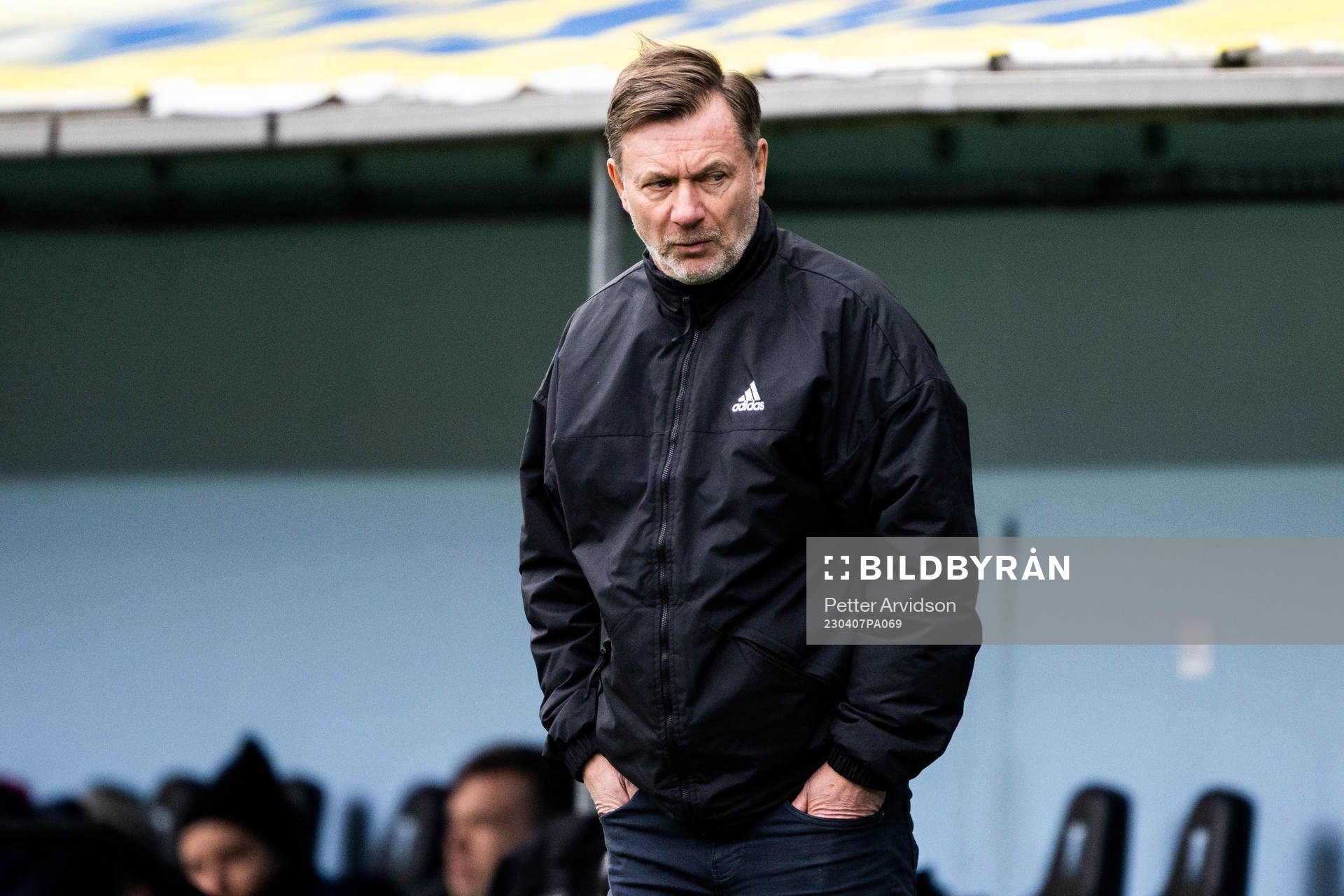 Head coach Peter Gerhardsson of Sweden looks dejected