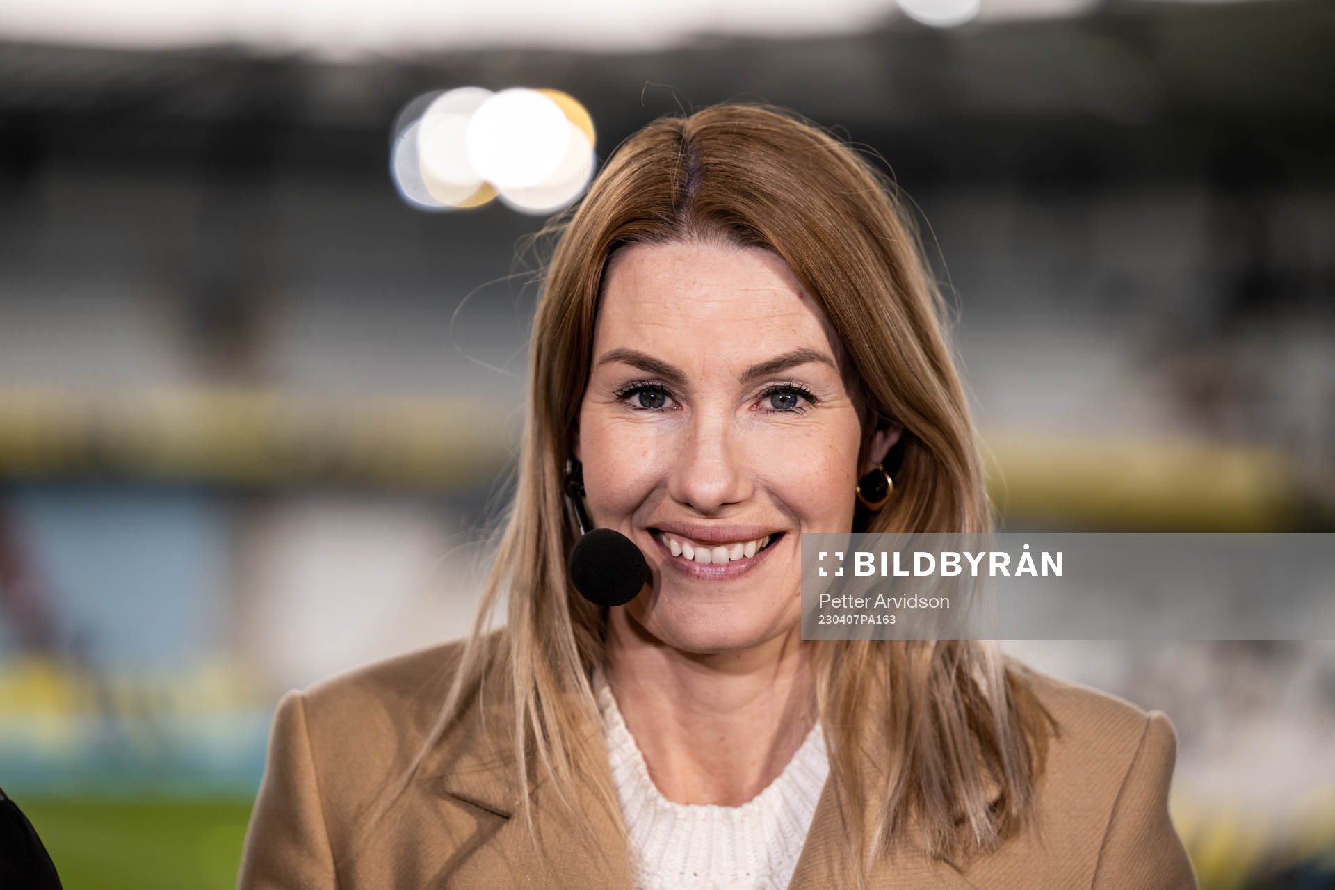Swedish broadcaster SVT sports expert Hanna Marklund