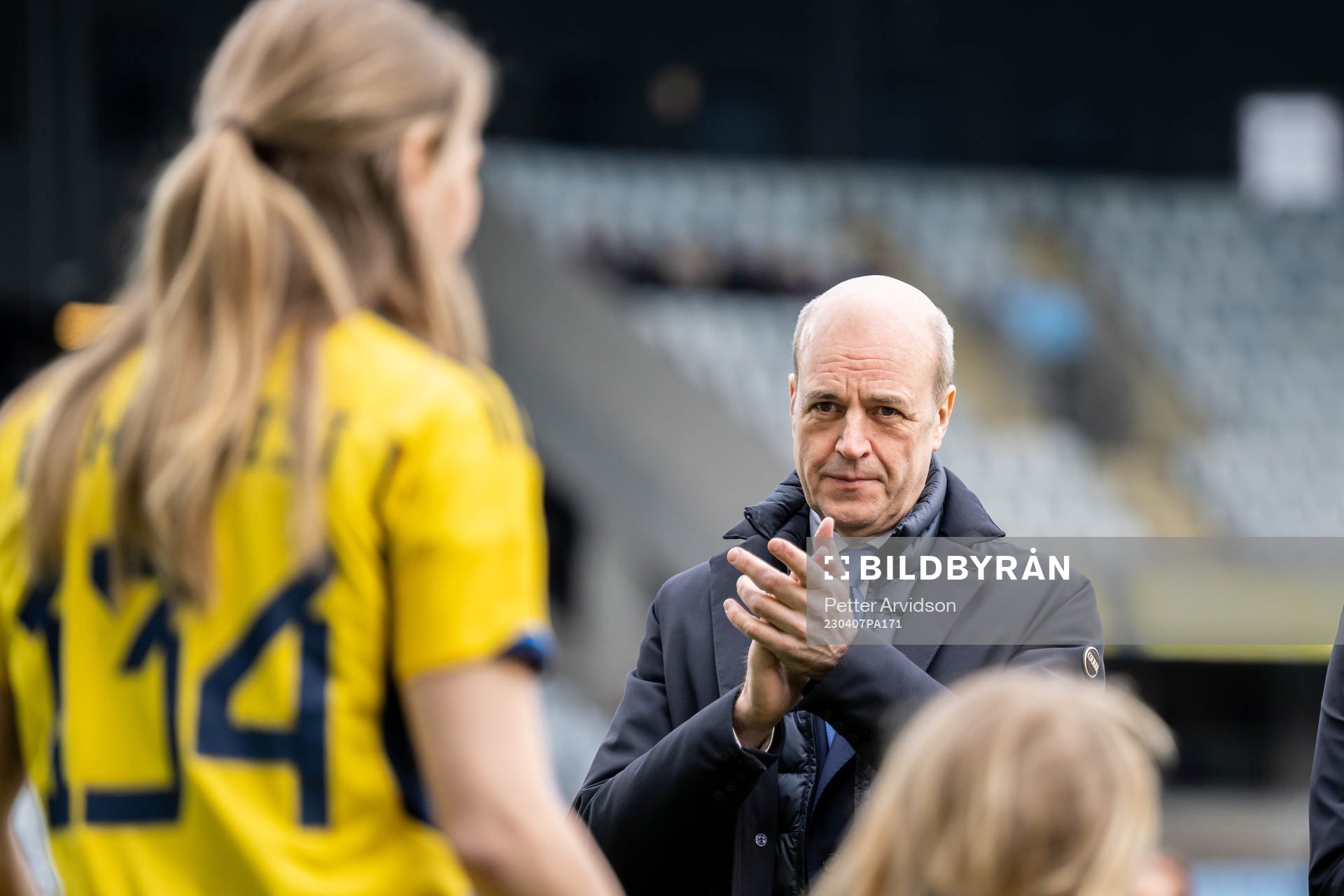 Fredrik Reinfeldt, president of the Swedish Football
