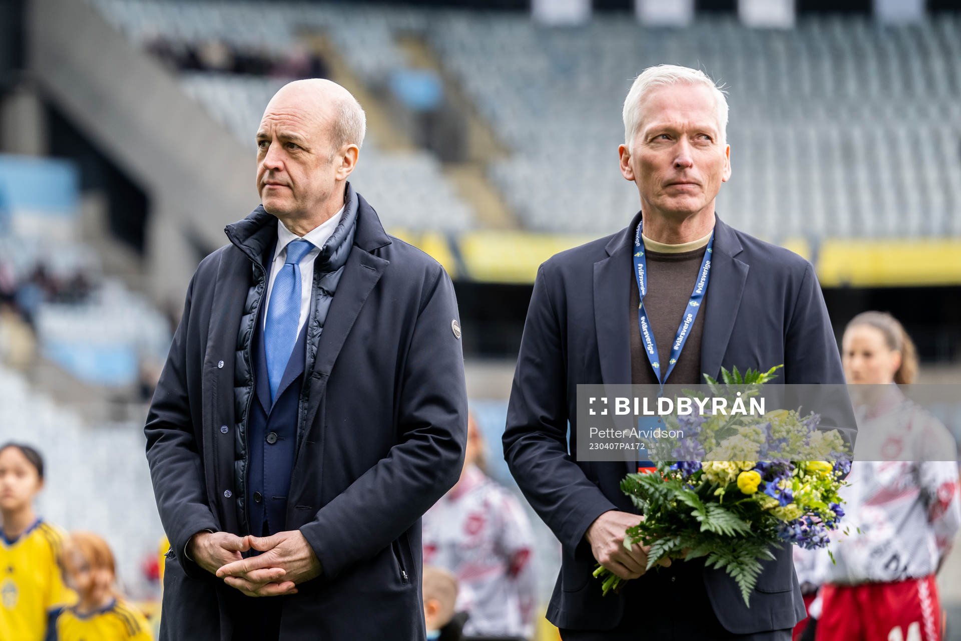 Fredrik Reinfeldt, president and Håkan Sjöstrand, general