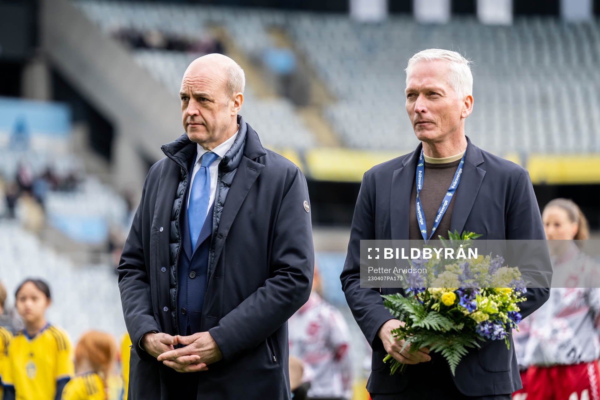 Fredrik Reinfeldt, president and Håkan Sjöstrand, general