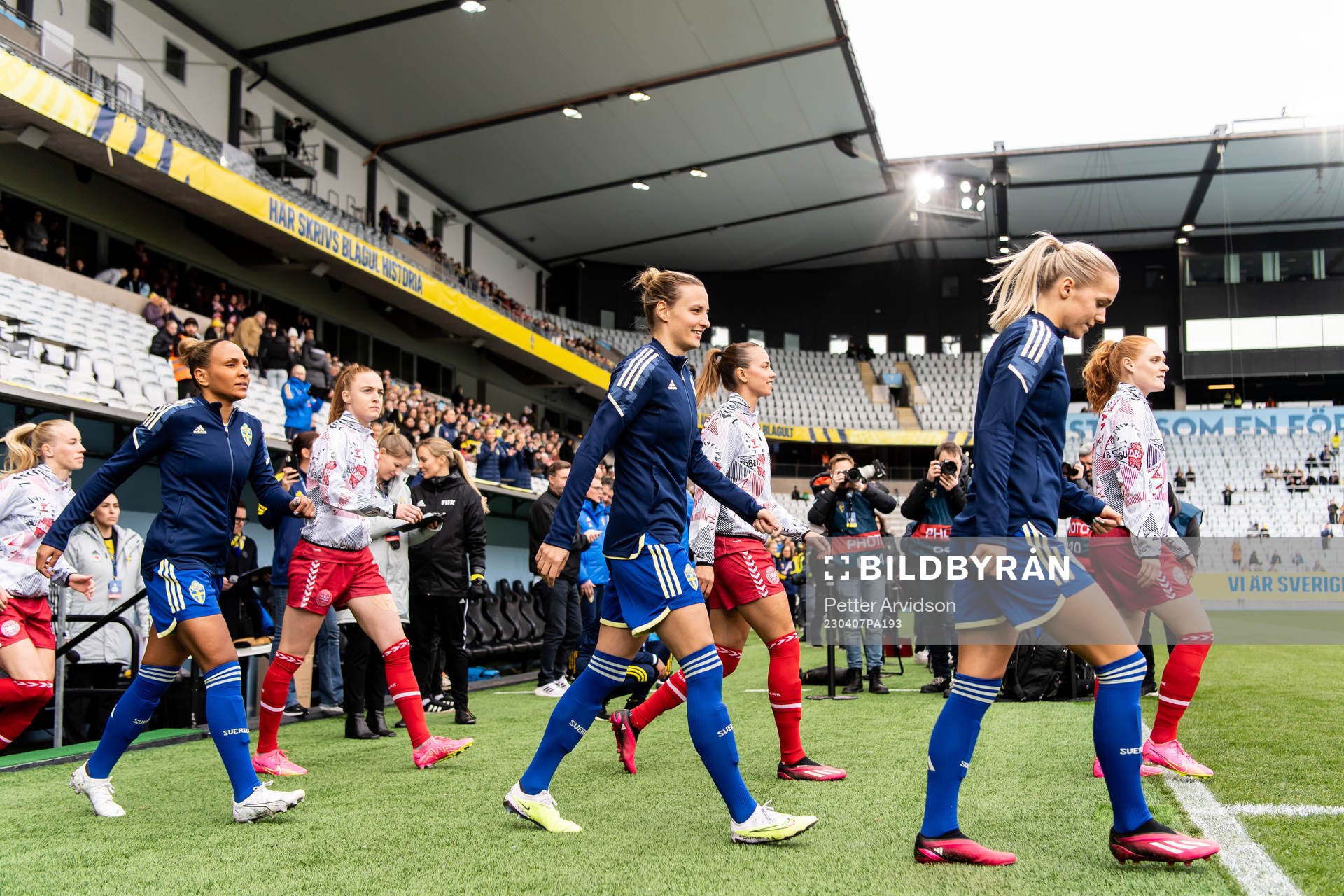Madelen Janogy, Nathalie Björn and Hanna Lundkvist of