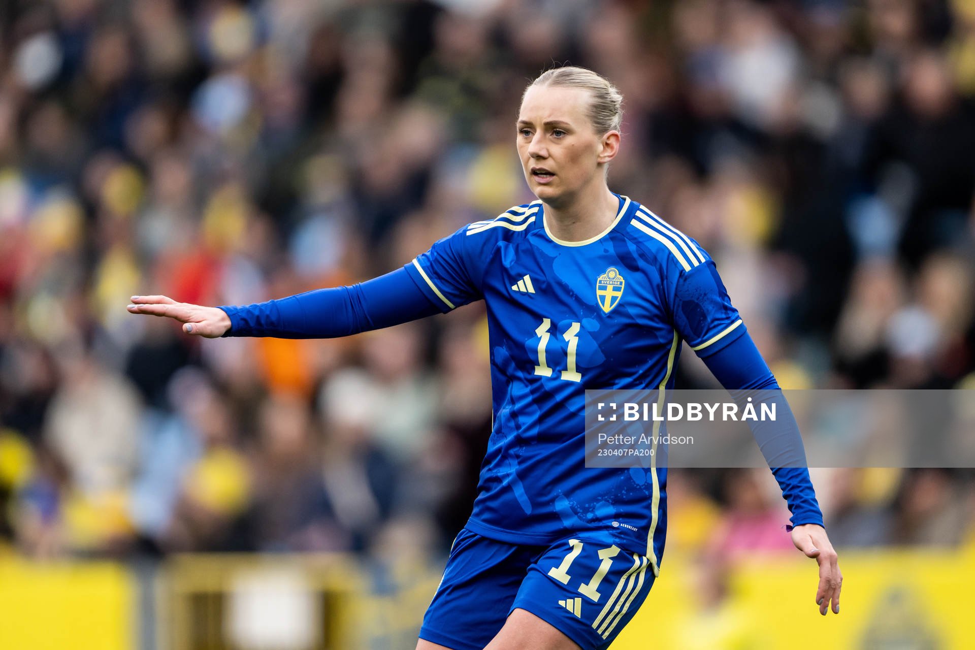 Stina Blackstenius of Sweden