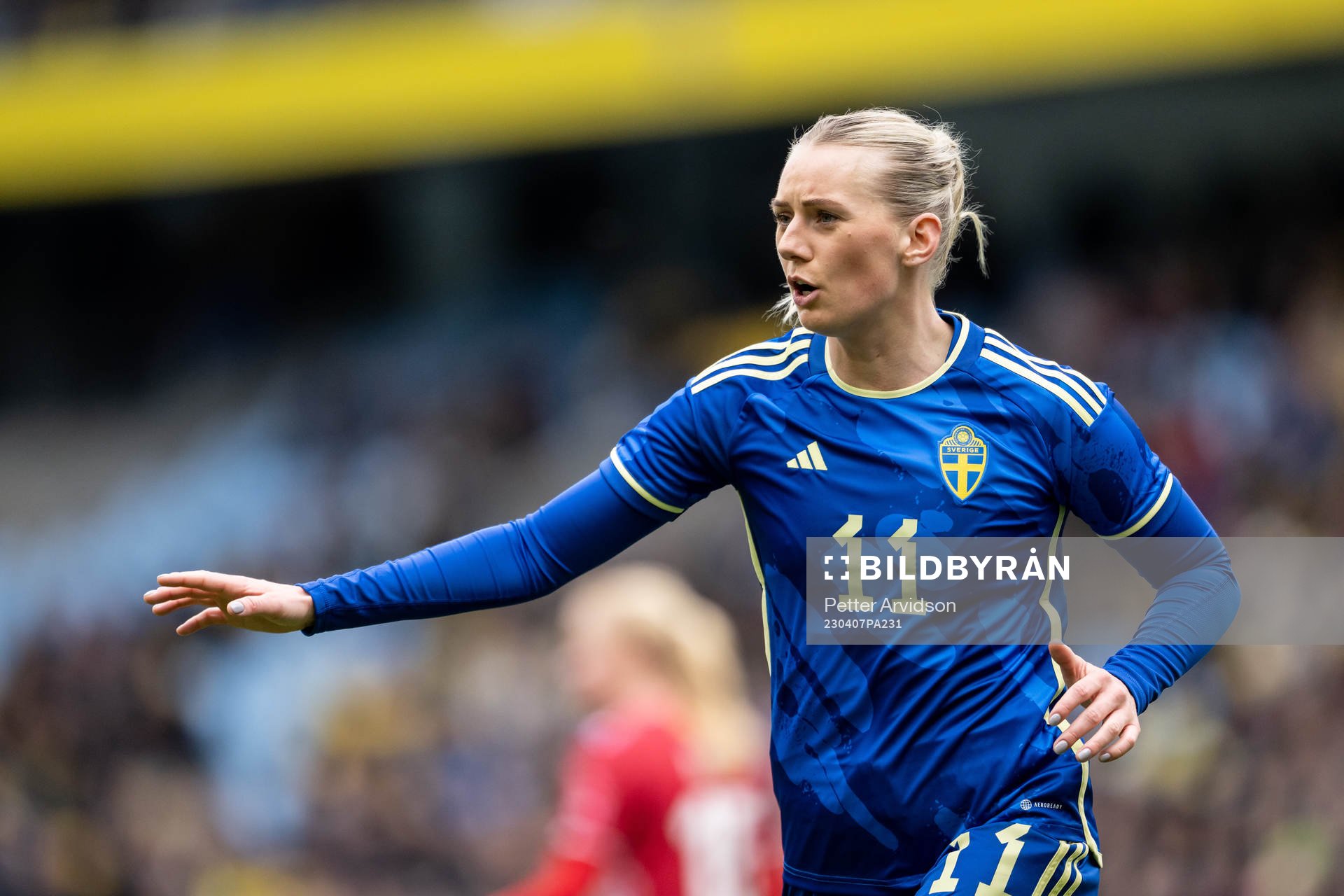 Stina Blackstenius of Sweden