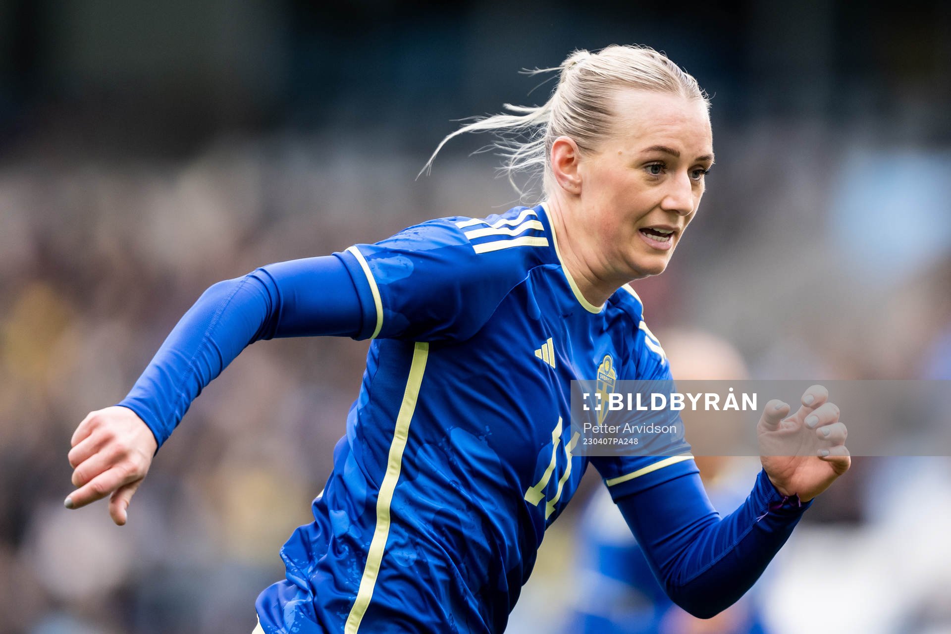 Stina Blackstenius of Sweden