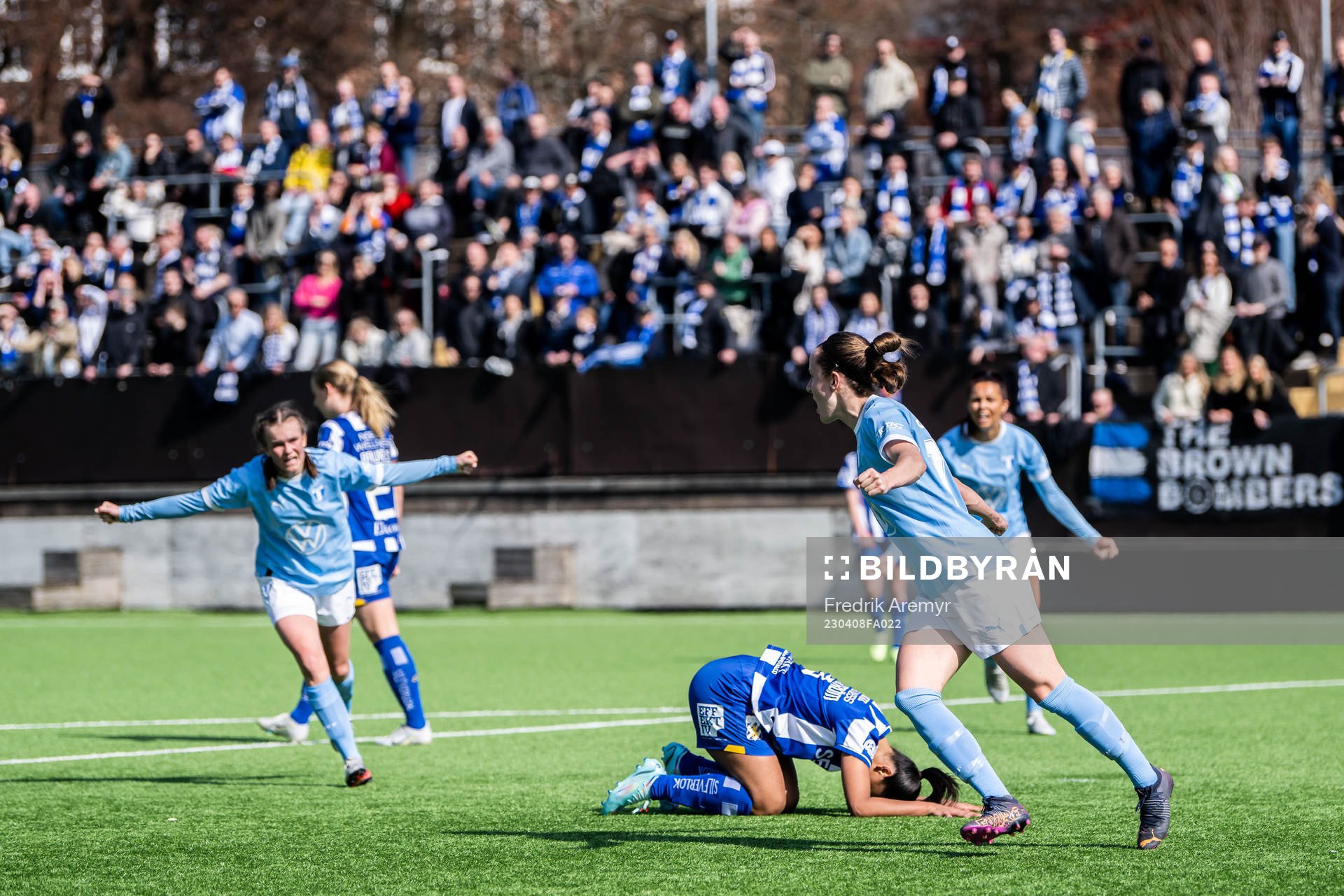 Malmö FFs Anna Plantin jublar