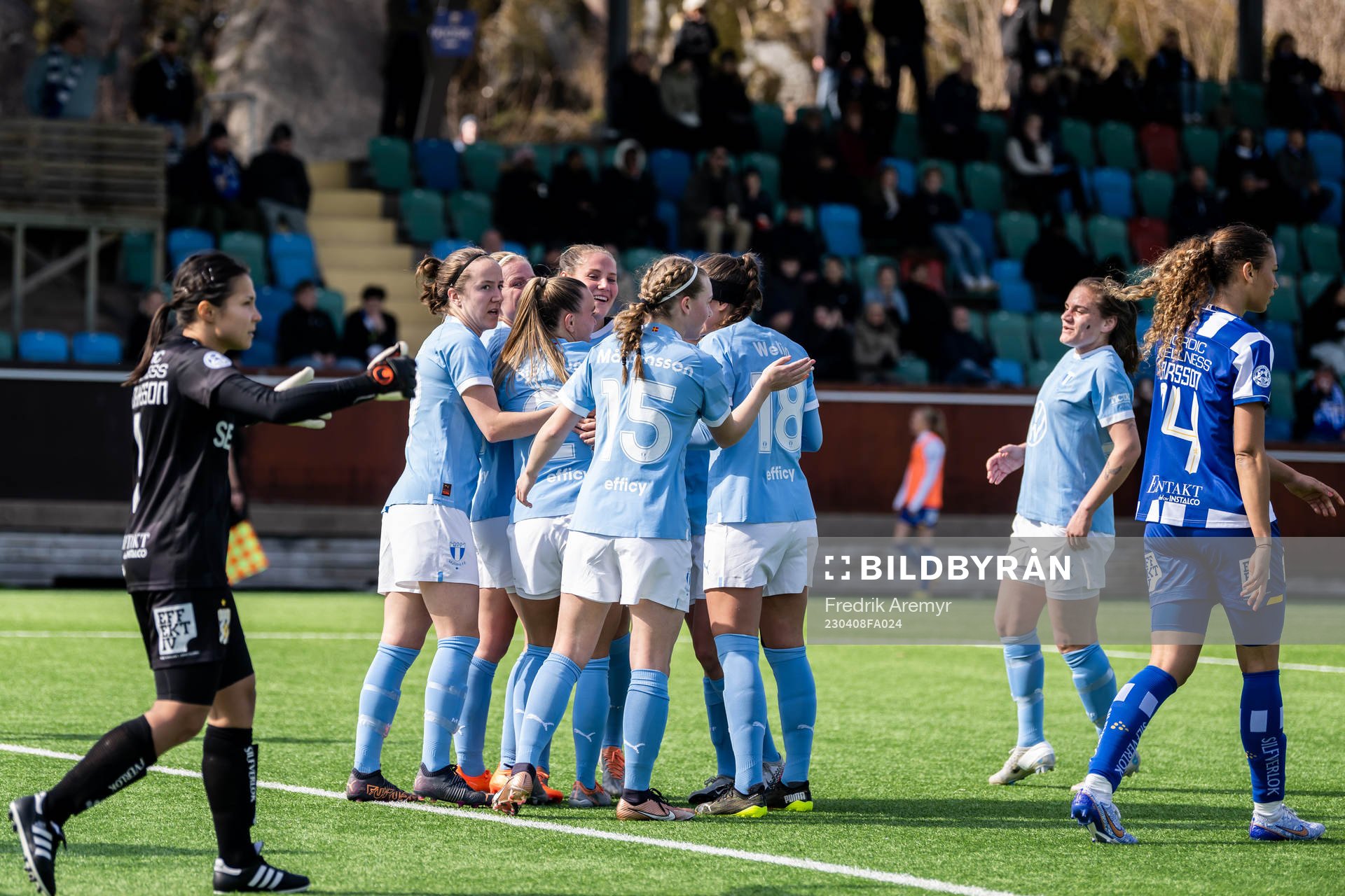 Malmö FFs spelare jublar