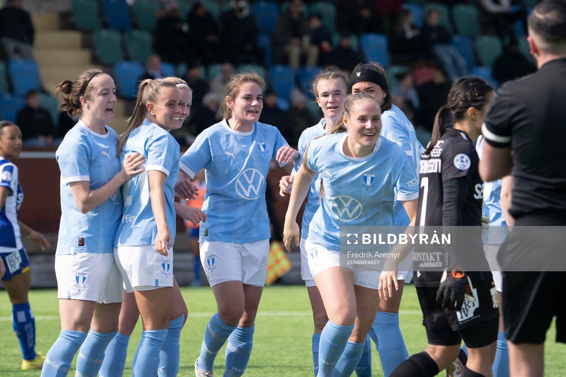 Malmö FFs spelare jublar