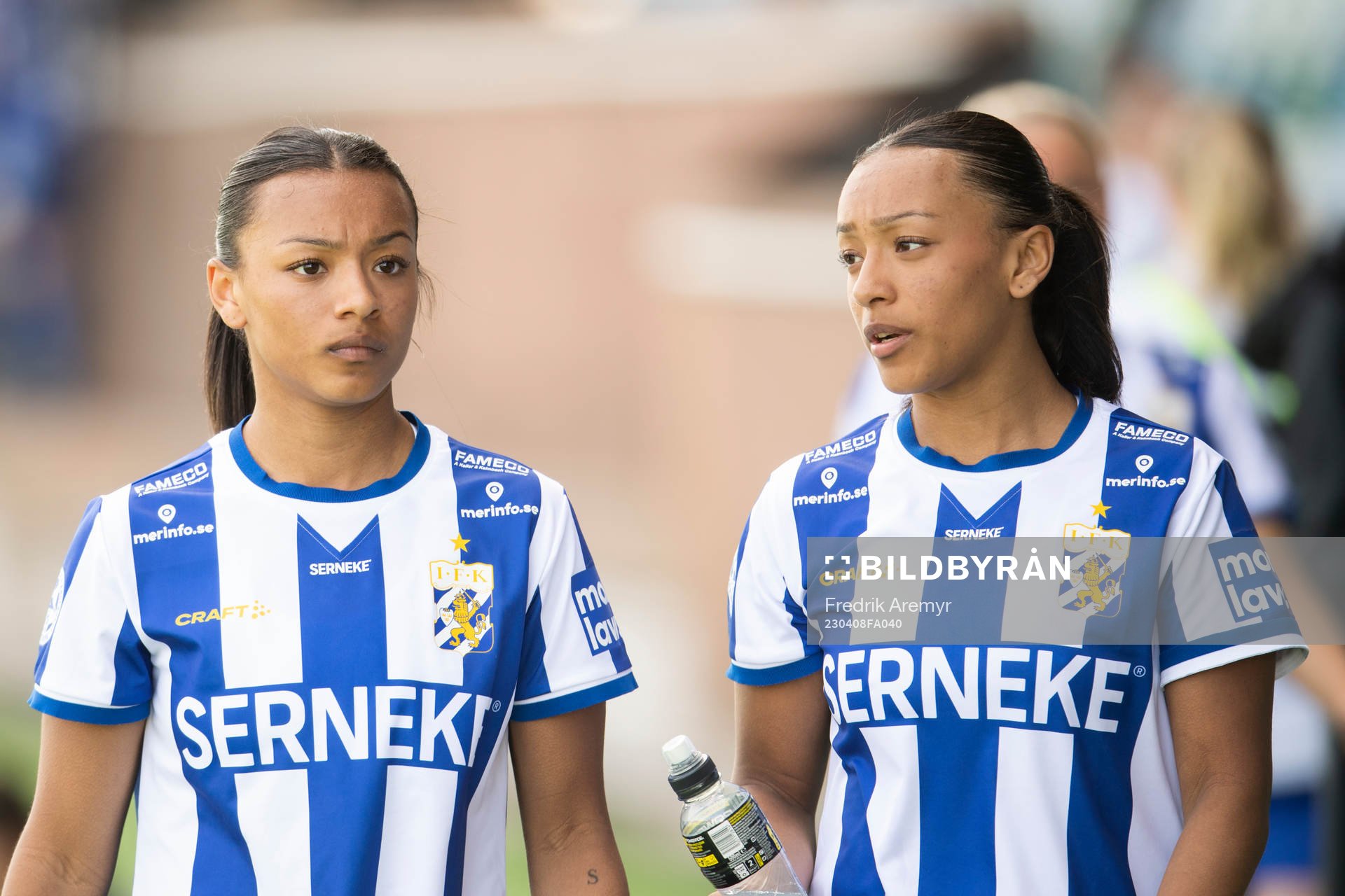 IFK Göteborgs Alicia Hall Hellström och Ashley Hall