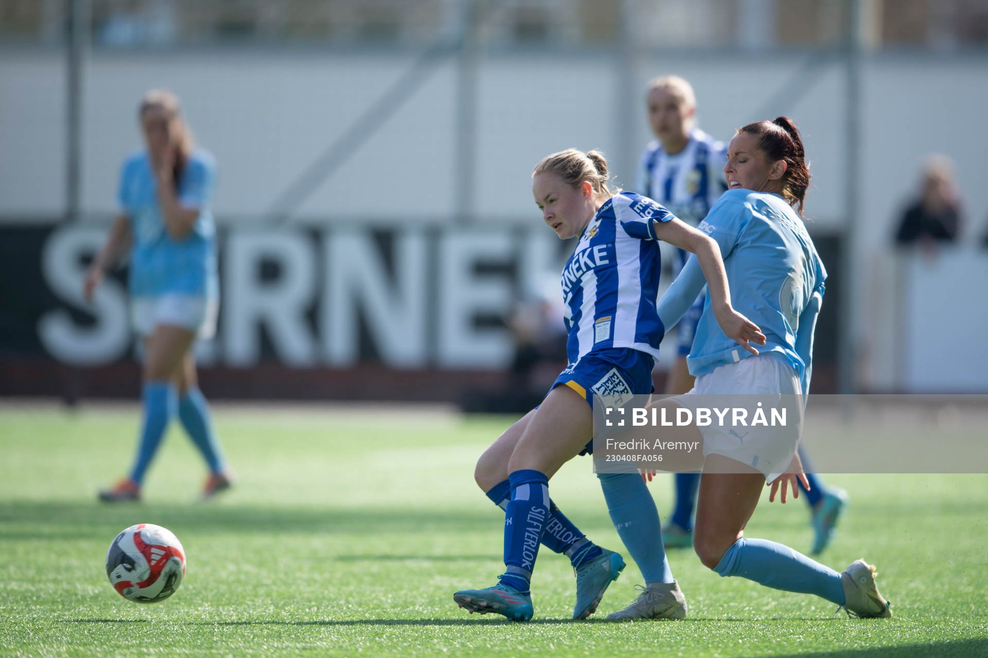 IFK Göteborgs Thilda Gianello och Malmö FFs Malin
