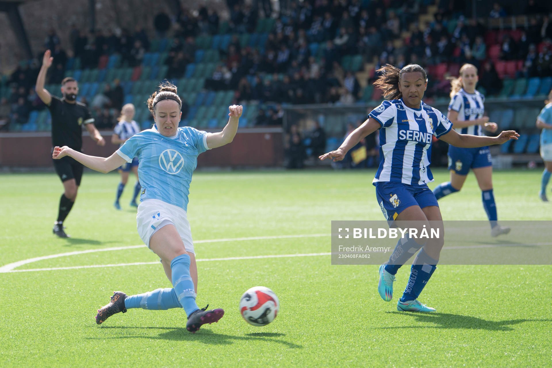 Malmö FFs Anna Plantin och Alicia Hall Hellström
