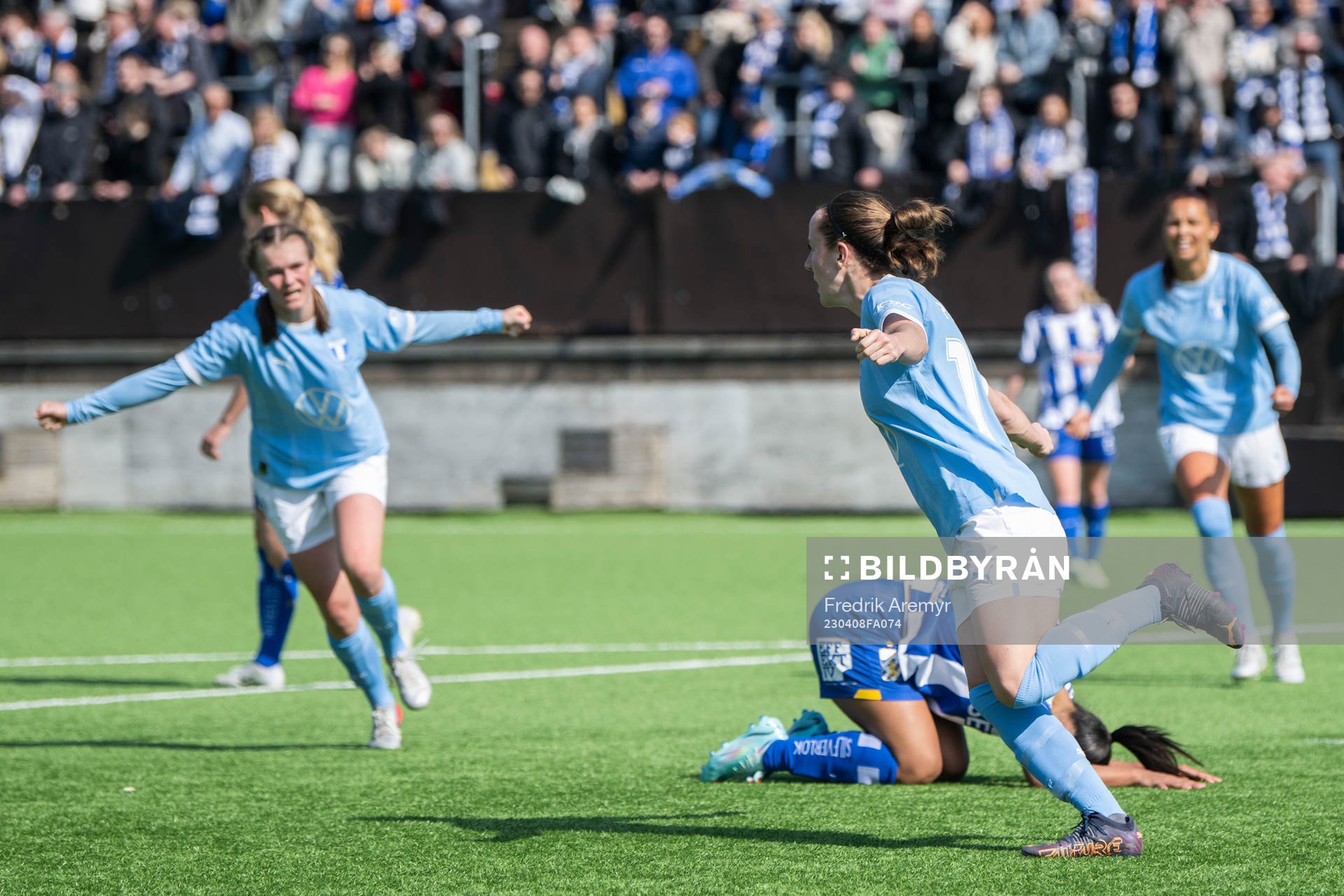 Malmö FFs Anna Plantin jublar