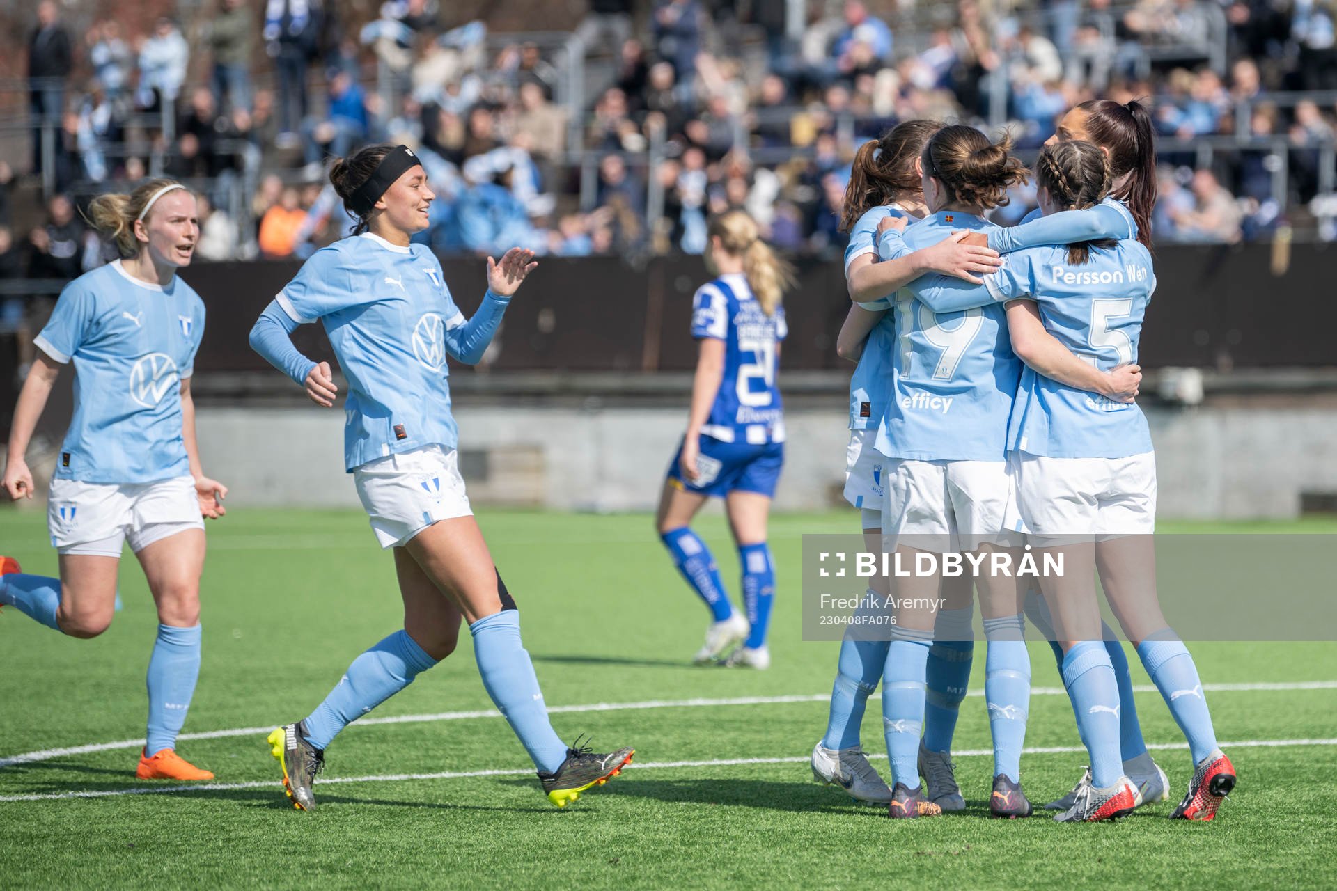 Malmö FFs spelare jublar