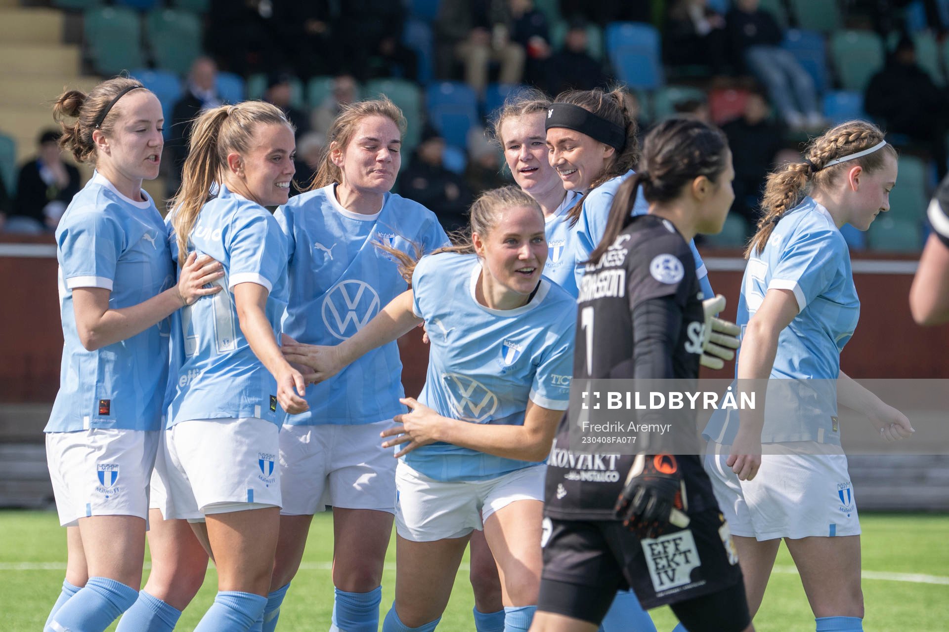 Malmö FFs spelare jublar