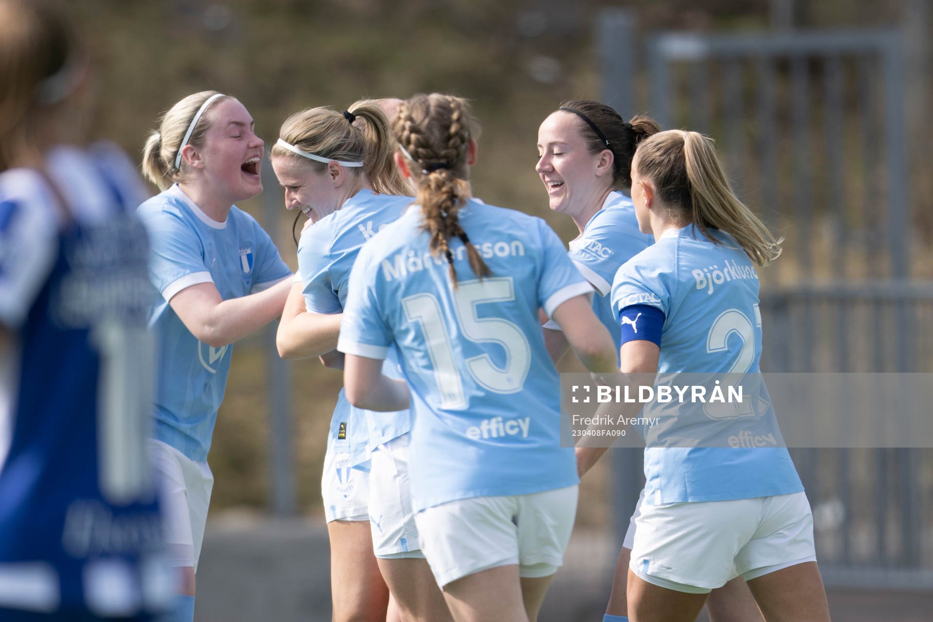Malmö FFs spelare jublar