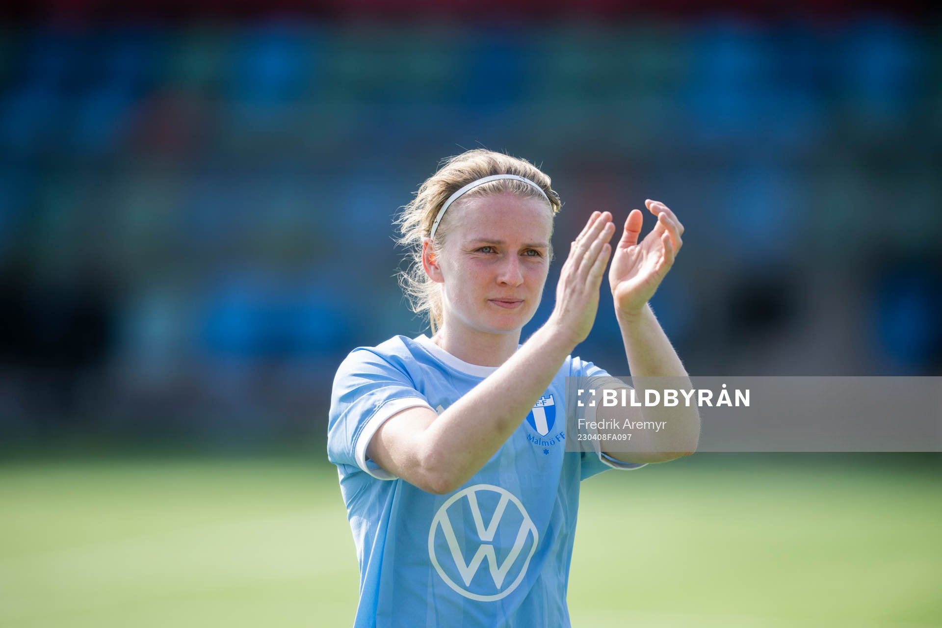 Malmö FFs Amanda Kander jublar
