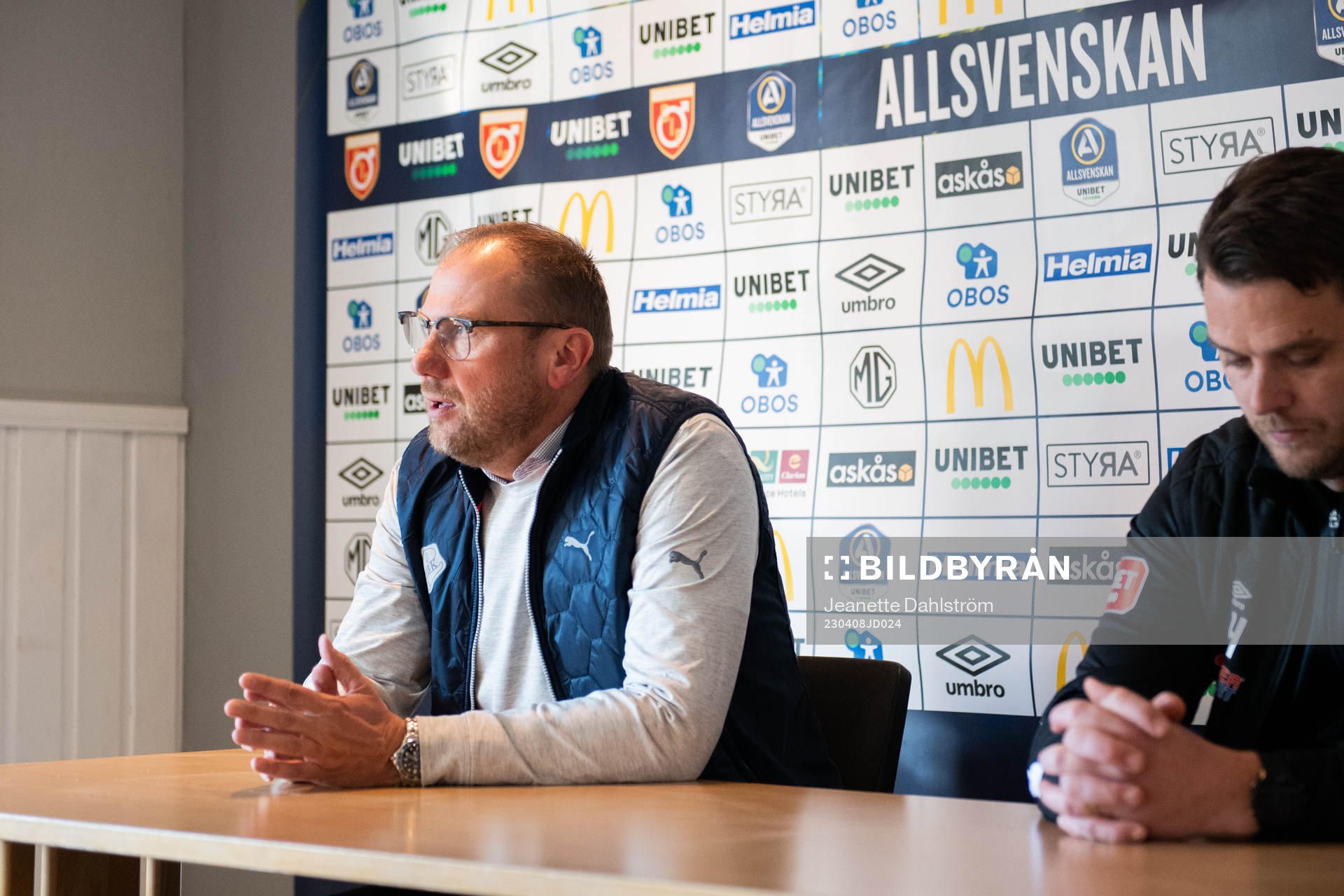 Halmstads tränare Magnus Haglund