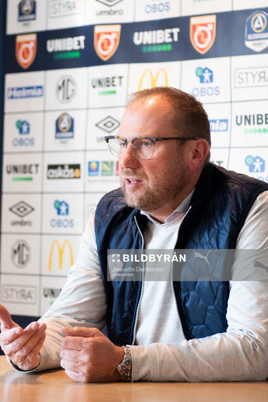 Halmstads tränare Magnus Haglund