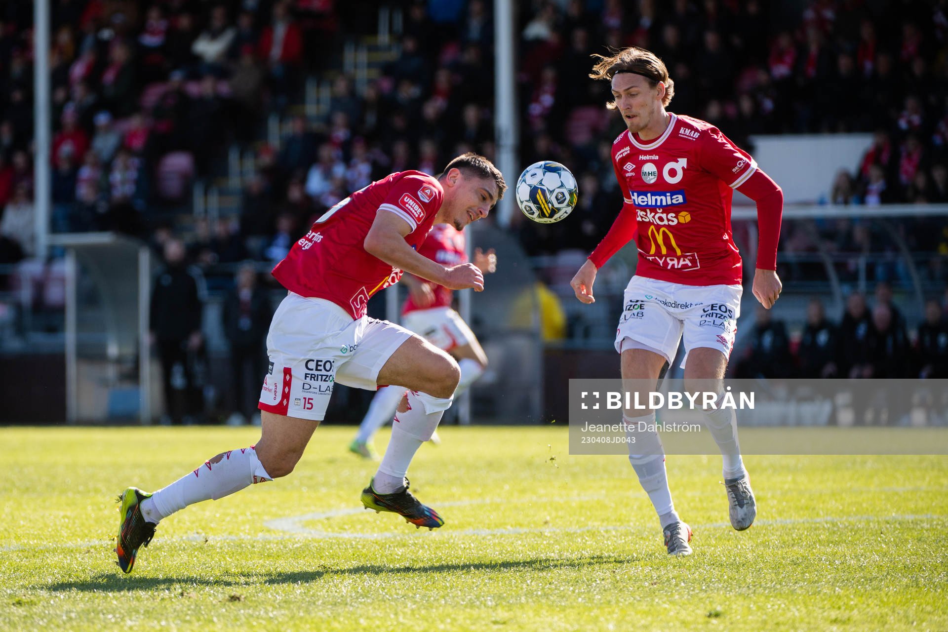 Degerfors Seid Korac och Gustav Granath