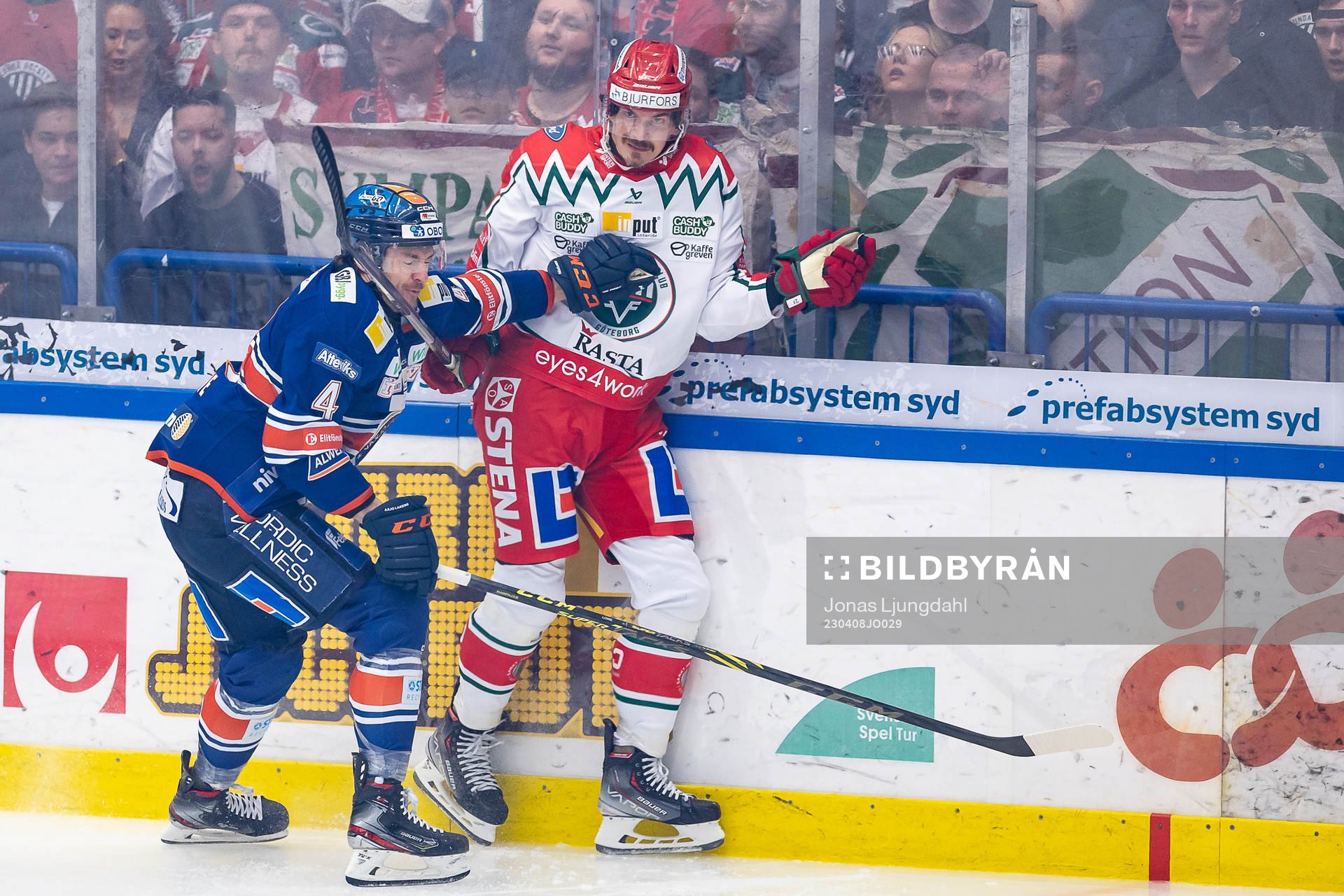 Växjös Keegan Lowe och Frölundas Loui Eriksson