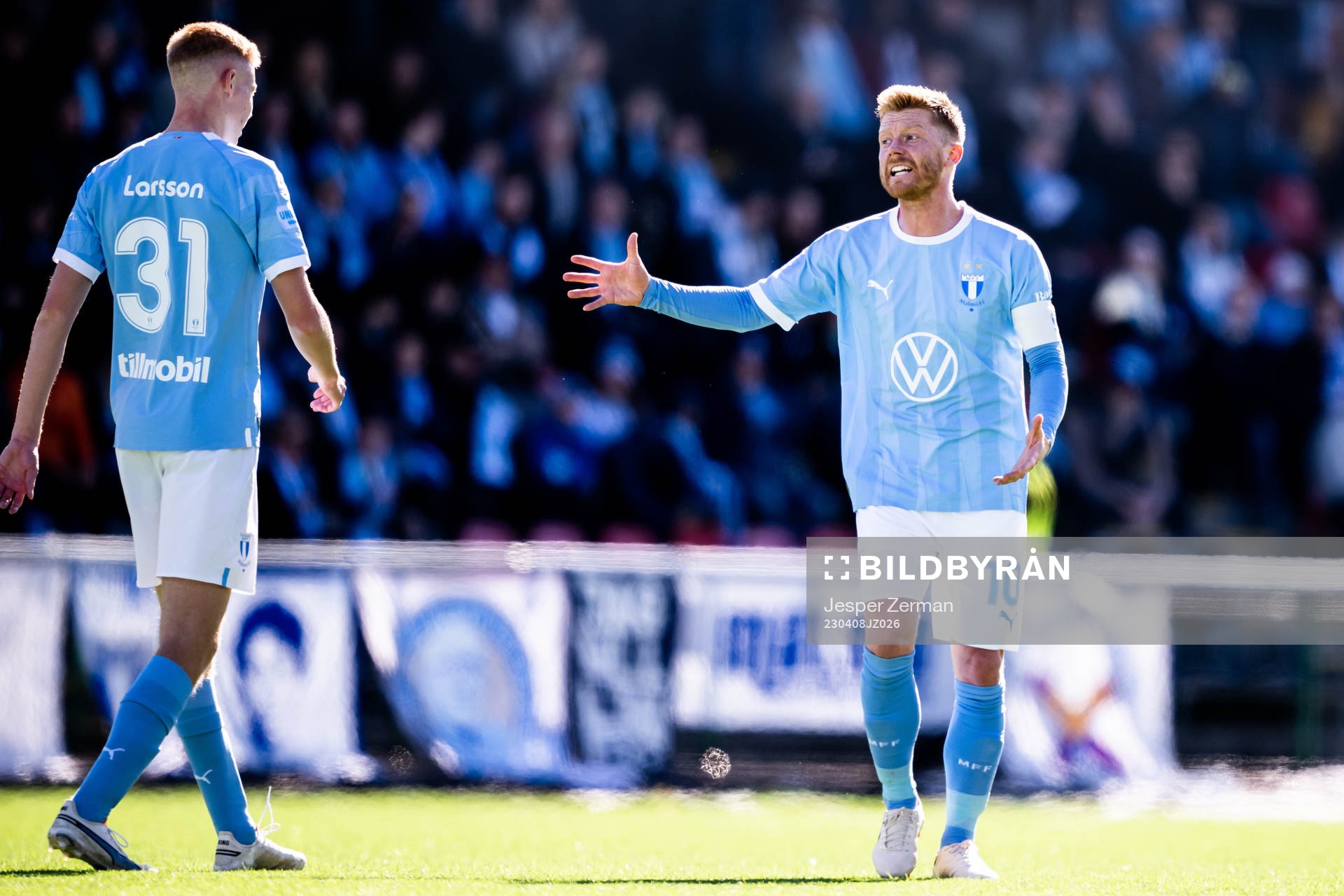 Malmö FFs Anders Christiansen deppar
