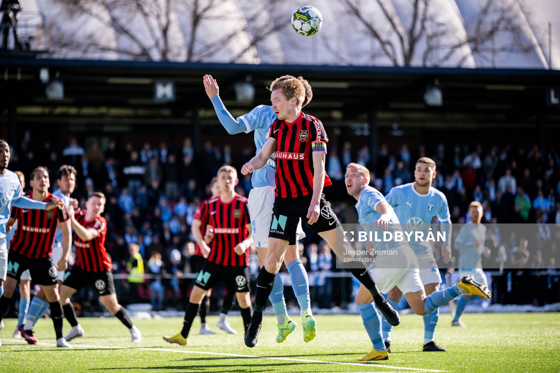 Malmö FFs Lasse Nielsen och Brommapojkarnas Gustav