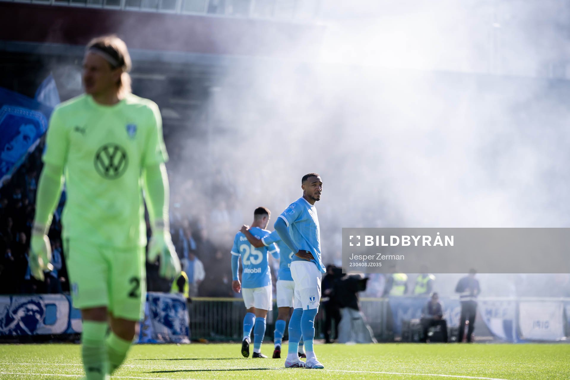 Malmö FFs Derek Cornelius deppar