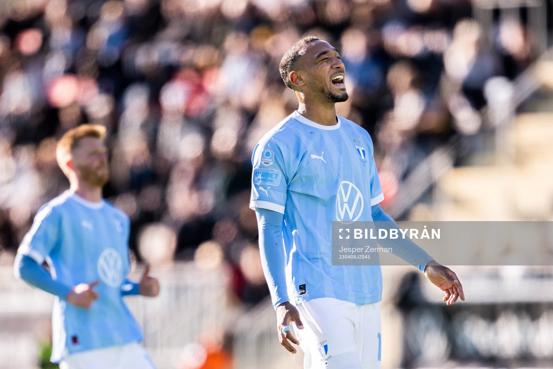 Malmö FFs Derek Cornelius deppar