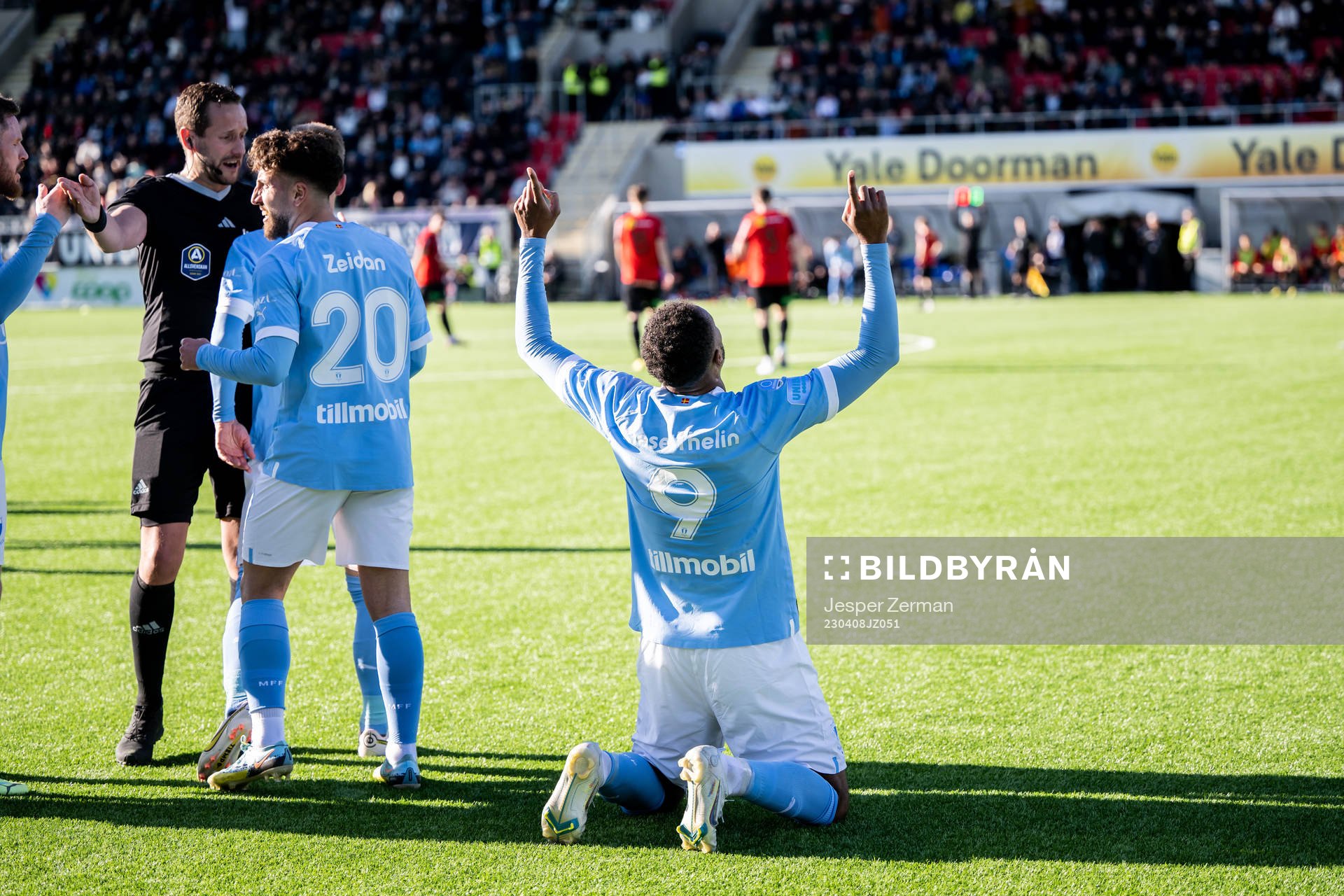 Malmö FFs Isaac Kiese Thelin jublar
