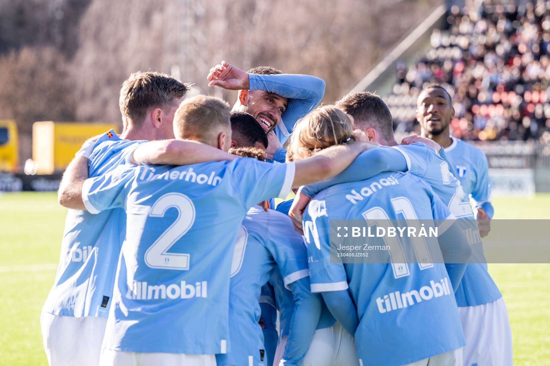 Malmö FFs spelare jublar