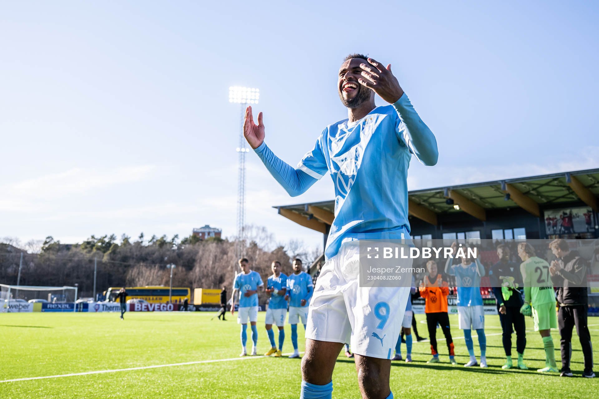 Malmö FFs Isaac Kiese Thelin jublar