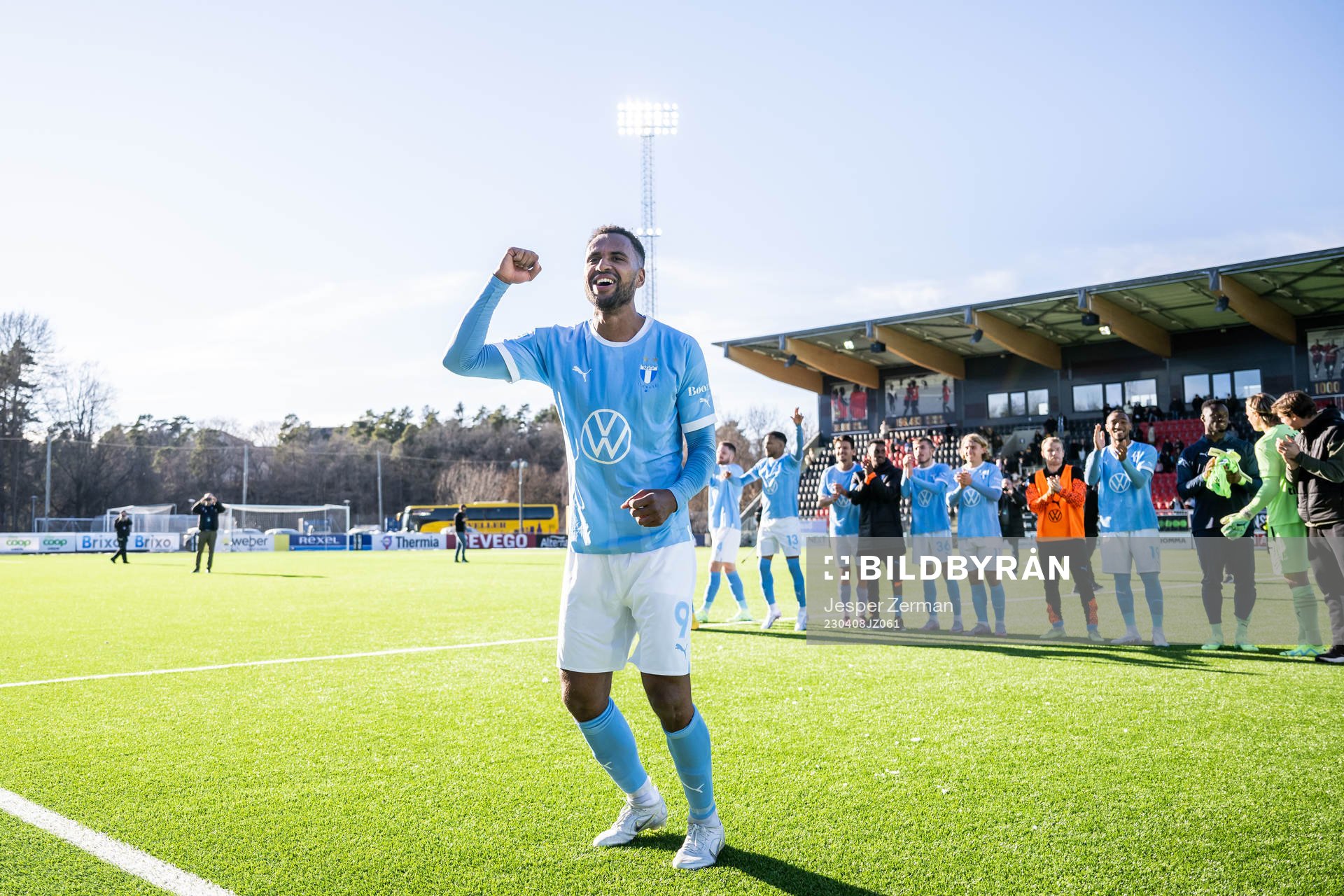 Malmö FFs Isaac Kiese Thelin jublar