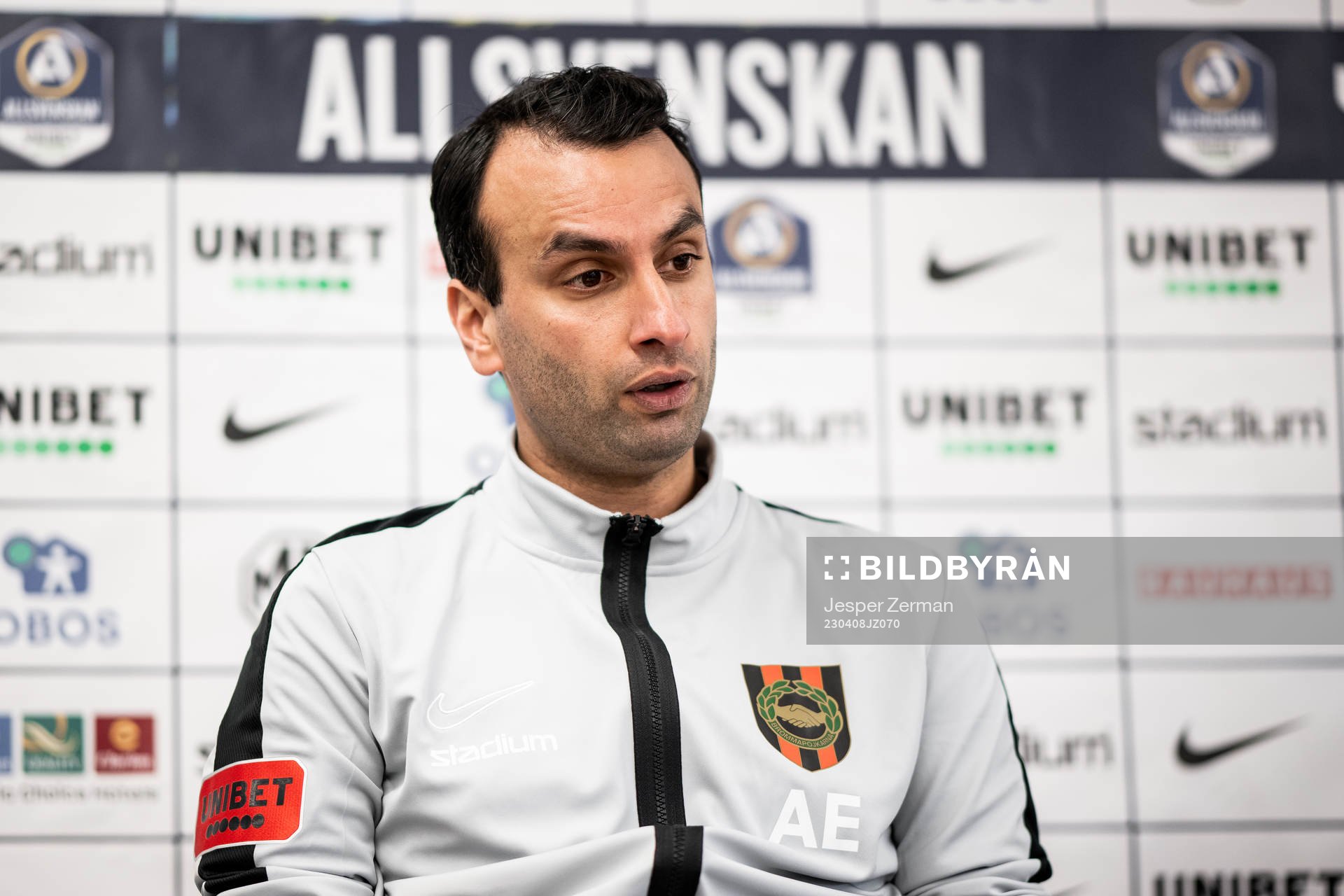 Brommapojkarnas tränare Andreas Engelmark