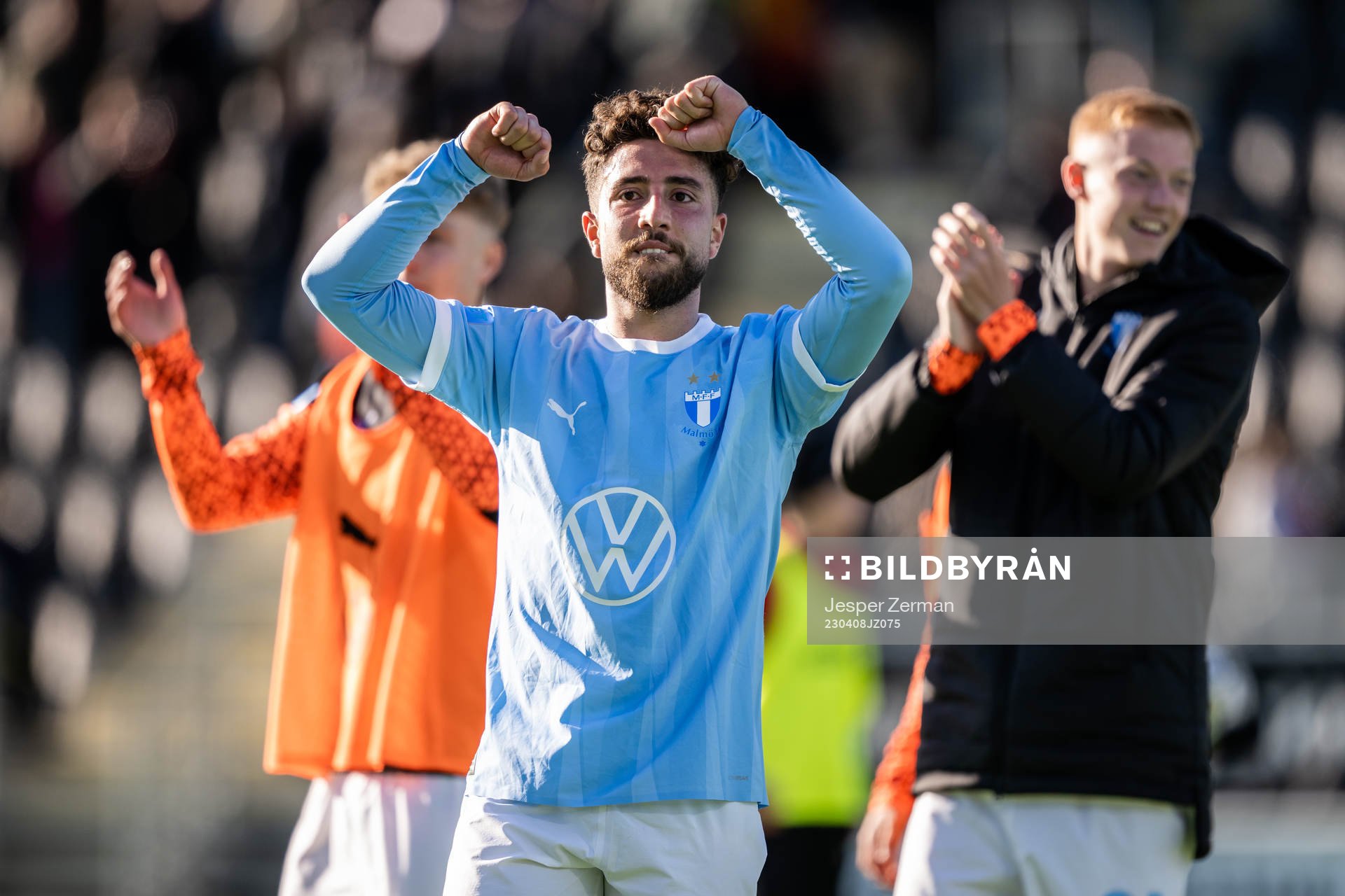 Malmö FFs Moustafa Zeidan jublar