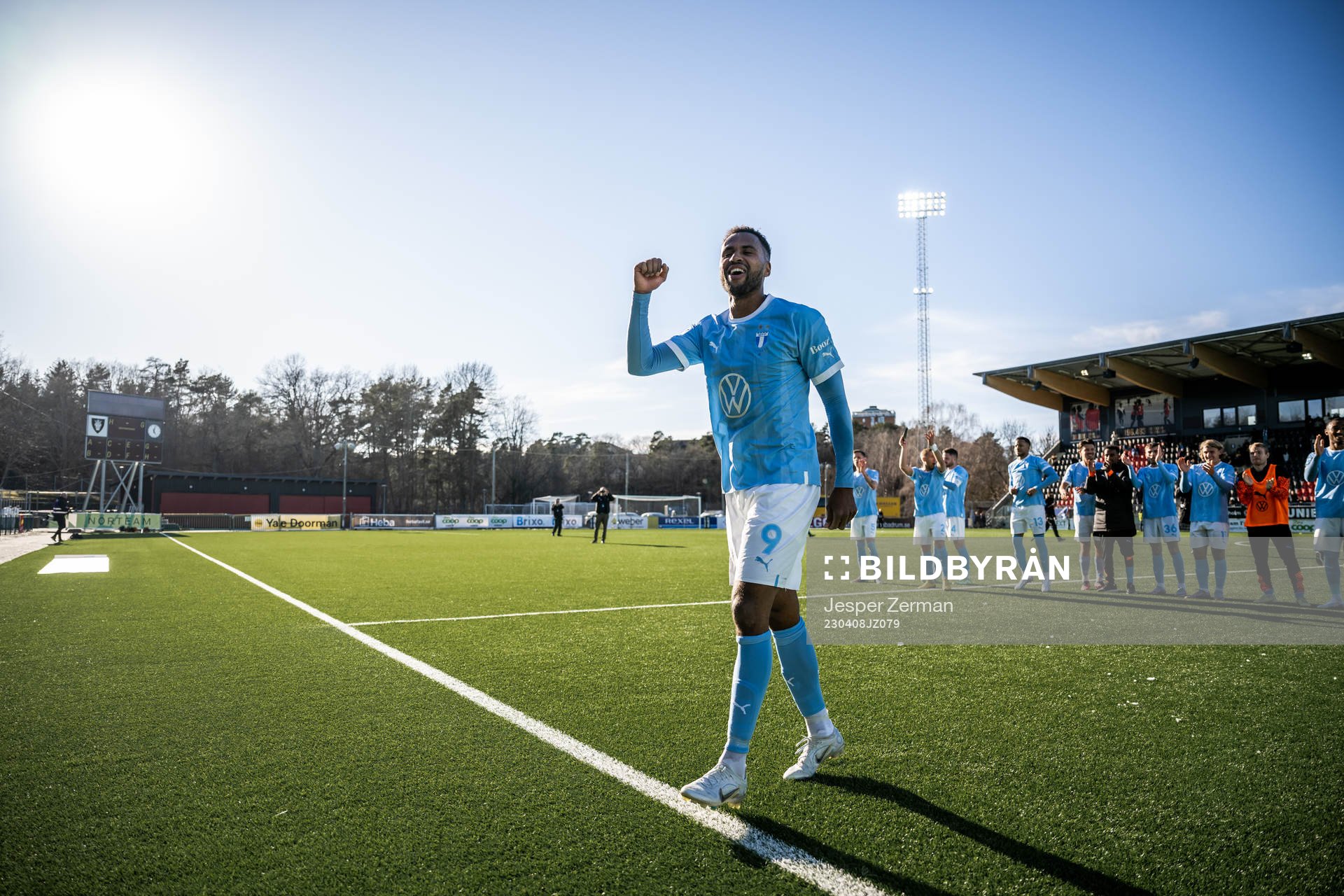 Malmö FFs Isaac Kiese Thelin jublar