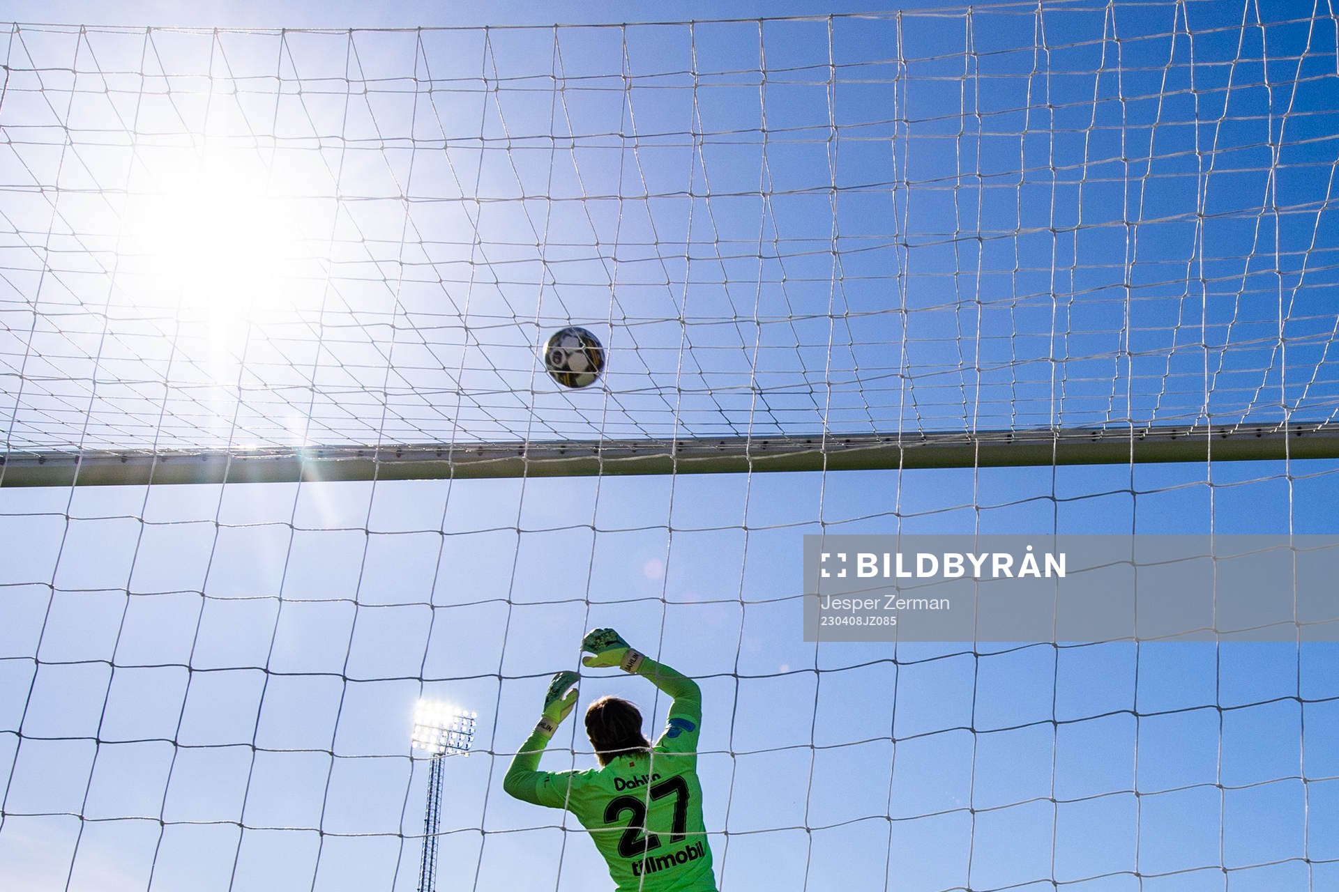 Malmö FFs målvakt Johan Dahlin
