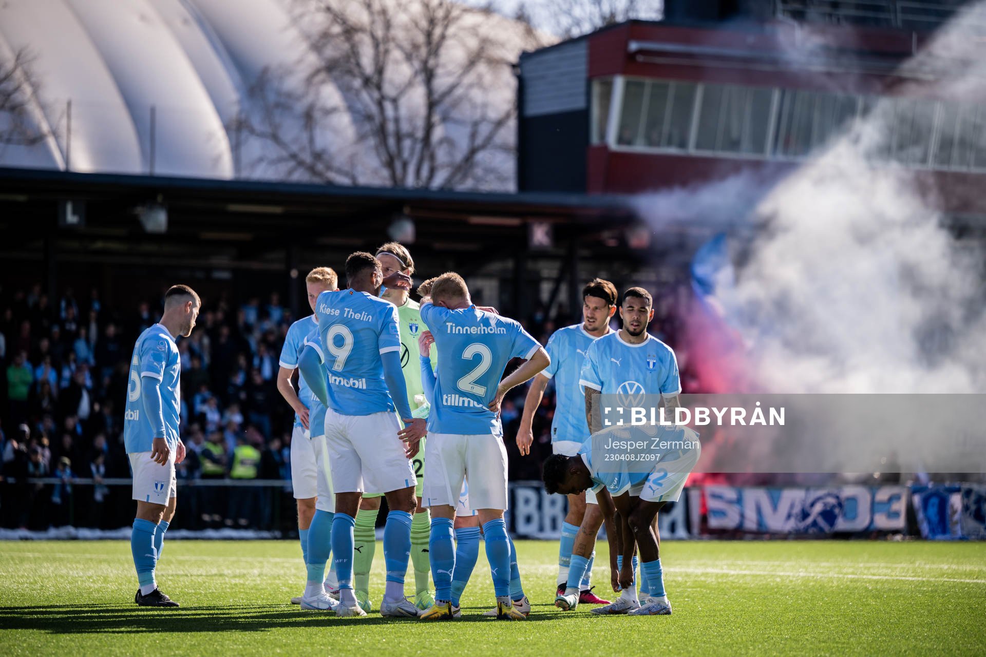 Malmö FFs spelare samlas