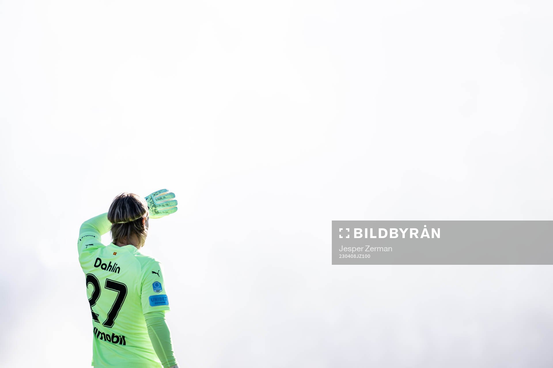 Malmö FFs målvakt Johan Dahlin