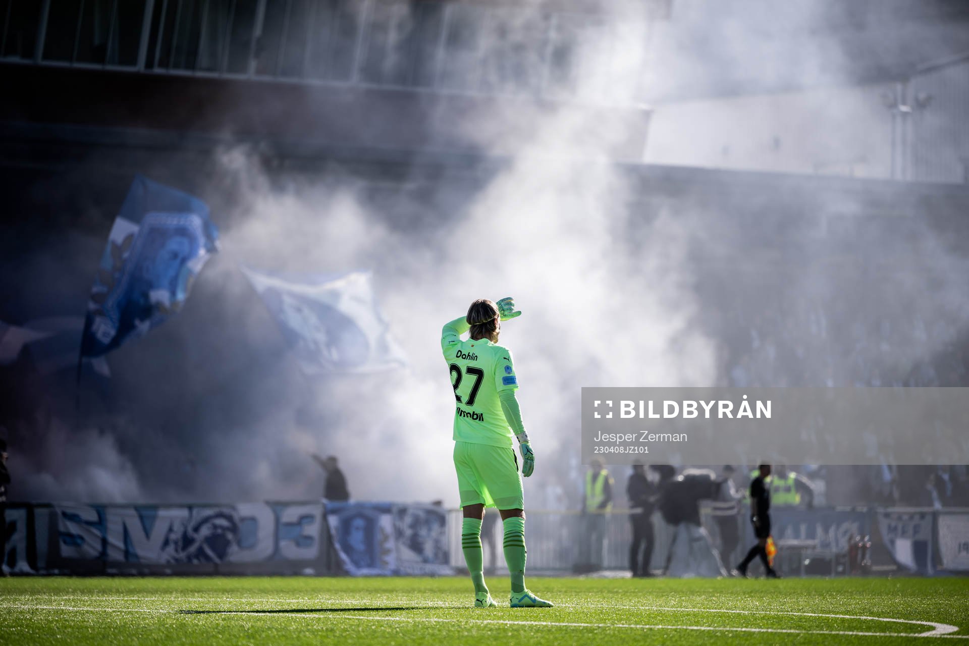 Malmö FFs målvakt Johan Dahlin
