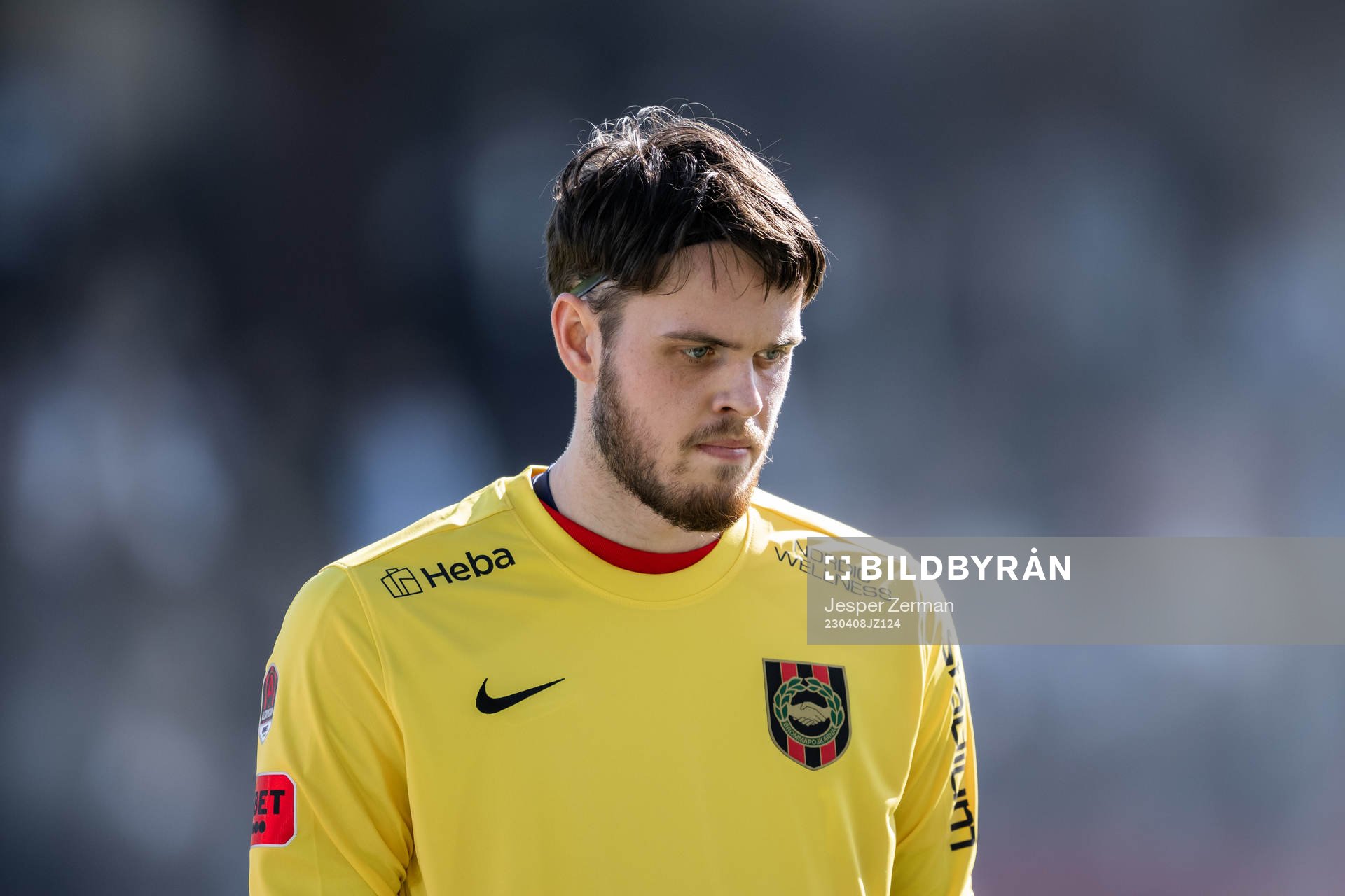 Brommapojkarnas målvakt Oscar Linnér