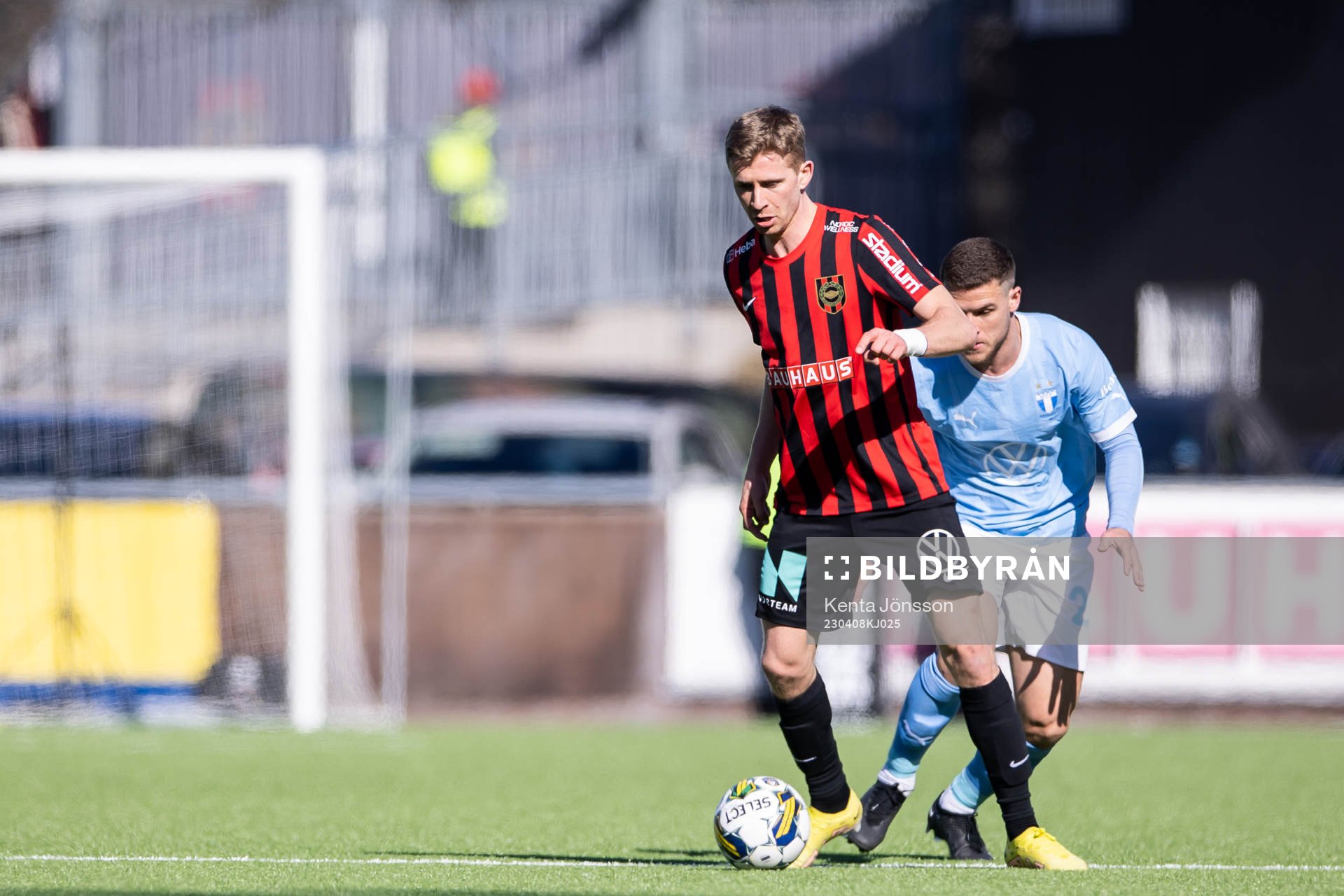 Brommapojkarnas Ludvig Fritzson och Malmö FFs Gabriel