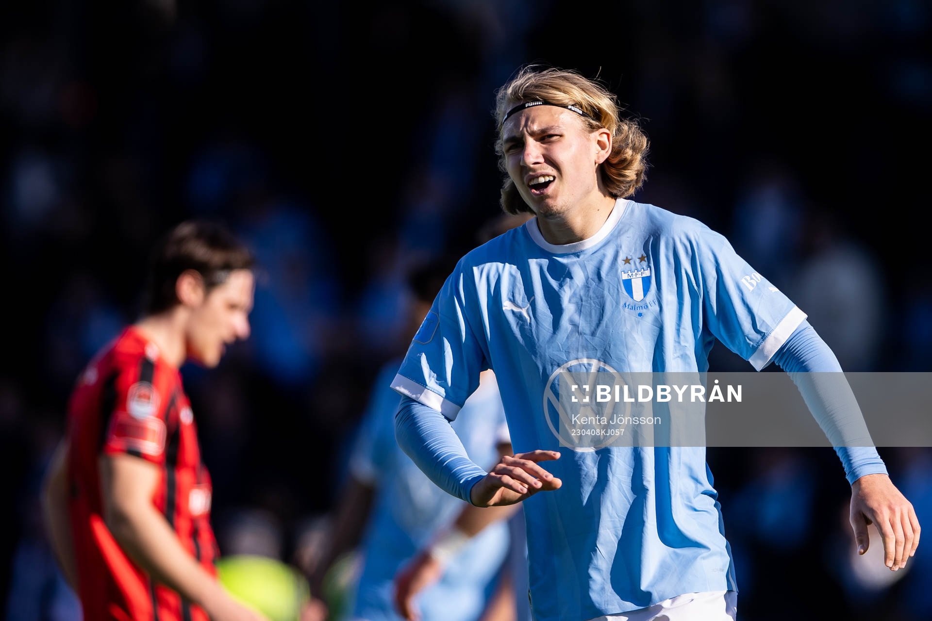 Malmö FFs Sebastian Nanasi deppar