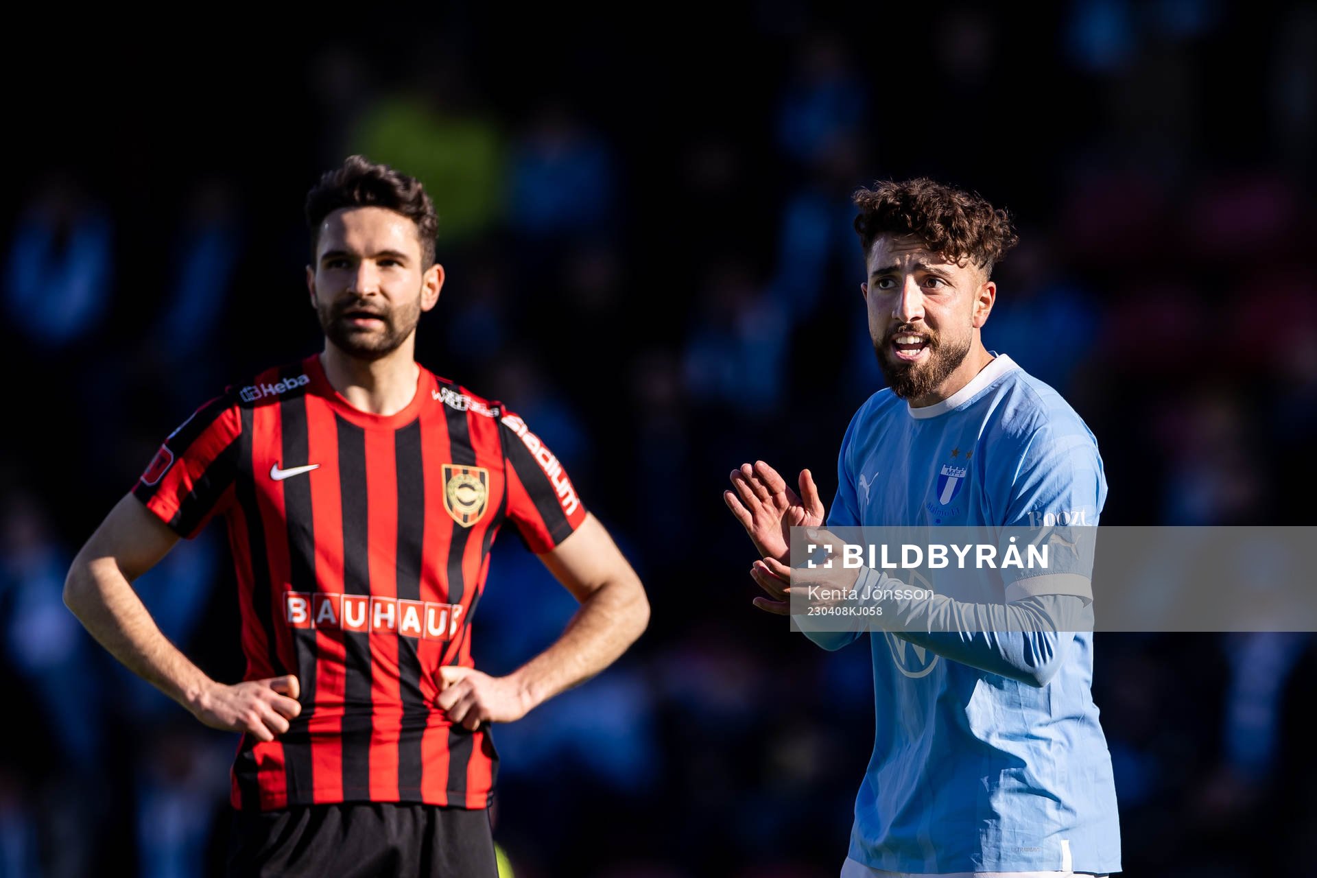 Malmö FFs Moustafa Zeidan och Brommapojkarnas Marijan Cosic