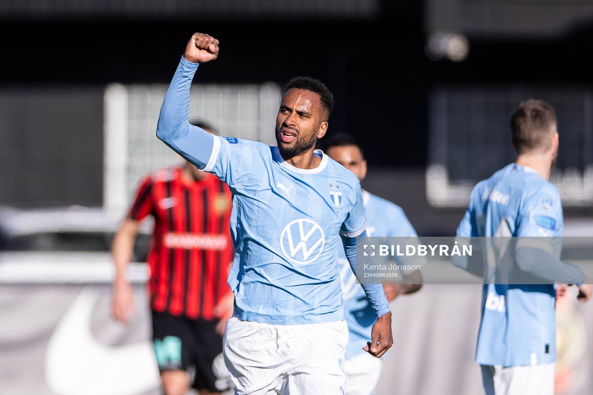 Malmö FFs Isaac Kiese Thelin jublar