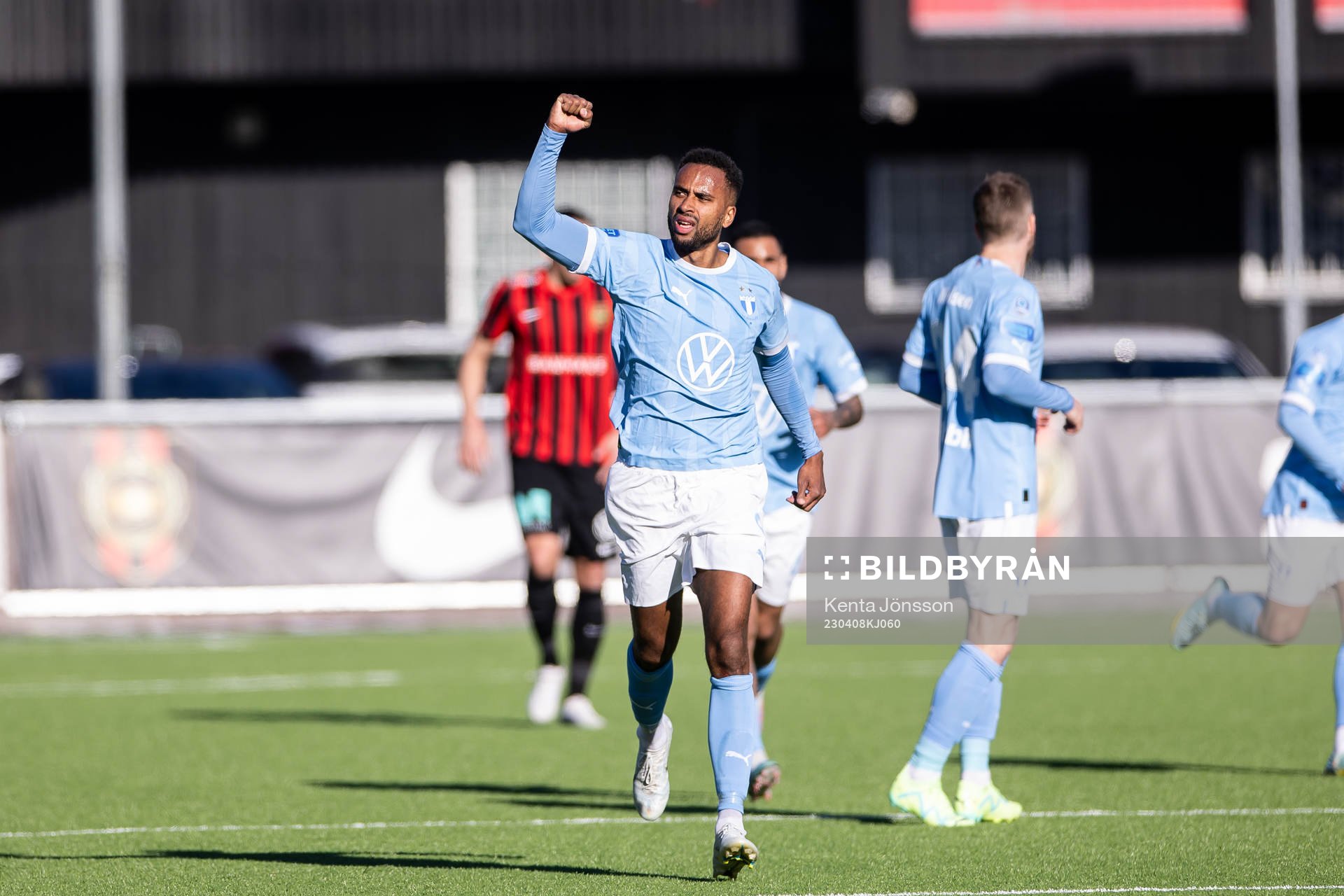 Malmö FFs Isaac Kiese Thelin jublar