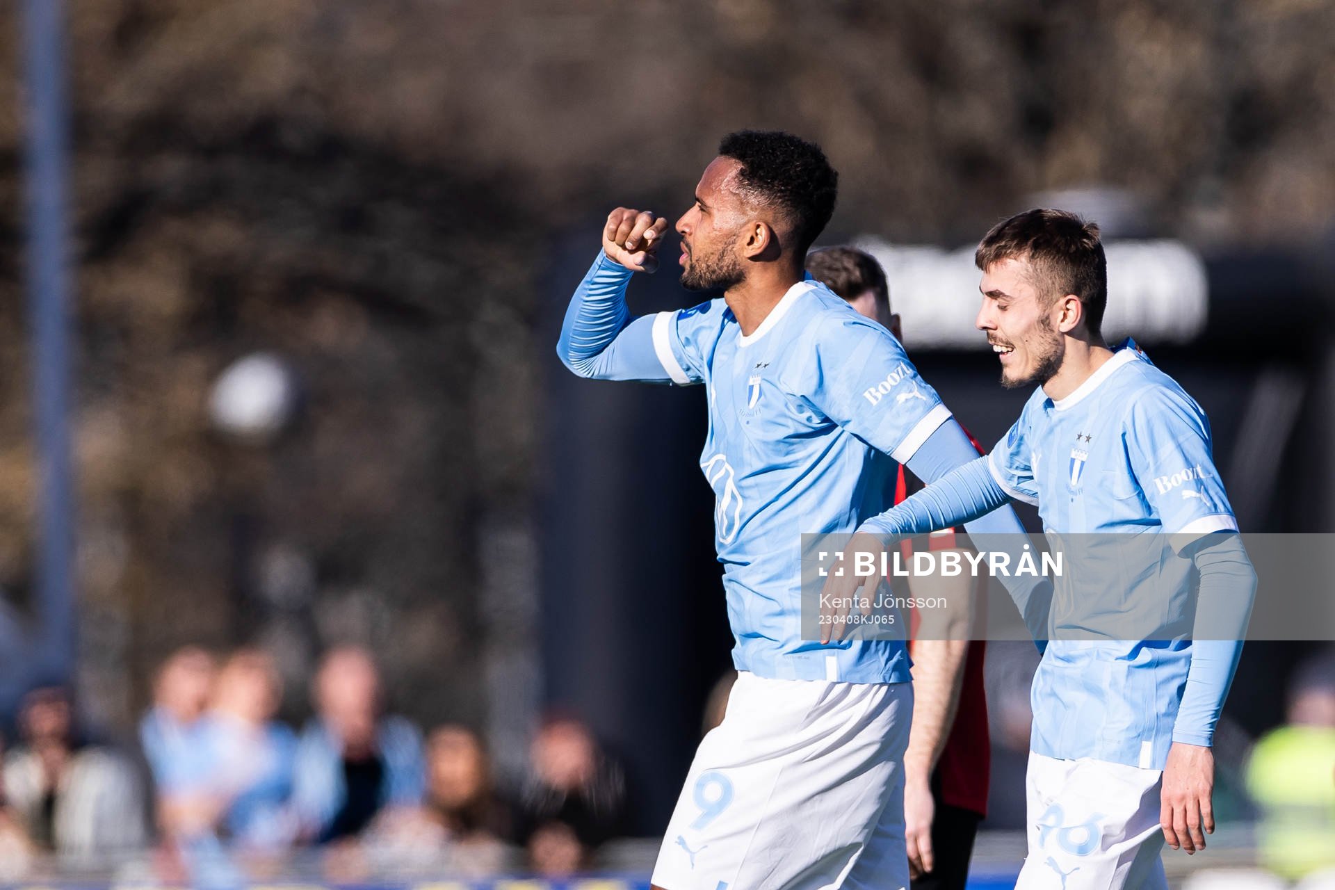 Malmö FFs Isaac Kiese Thelin jublar
