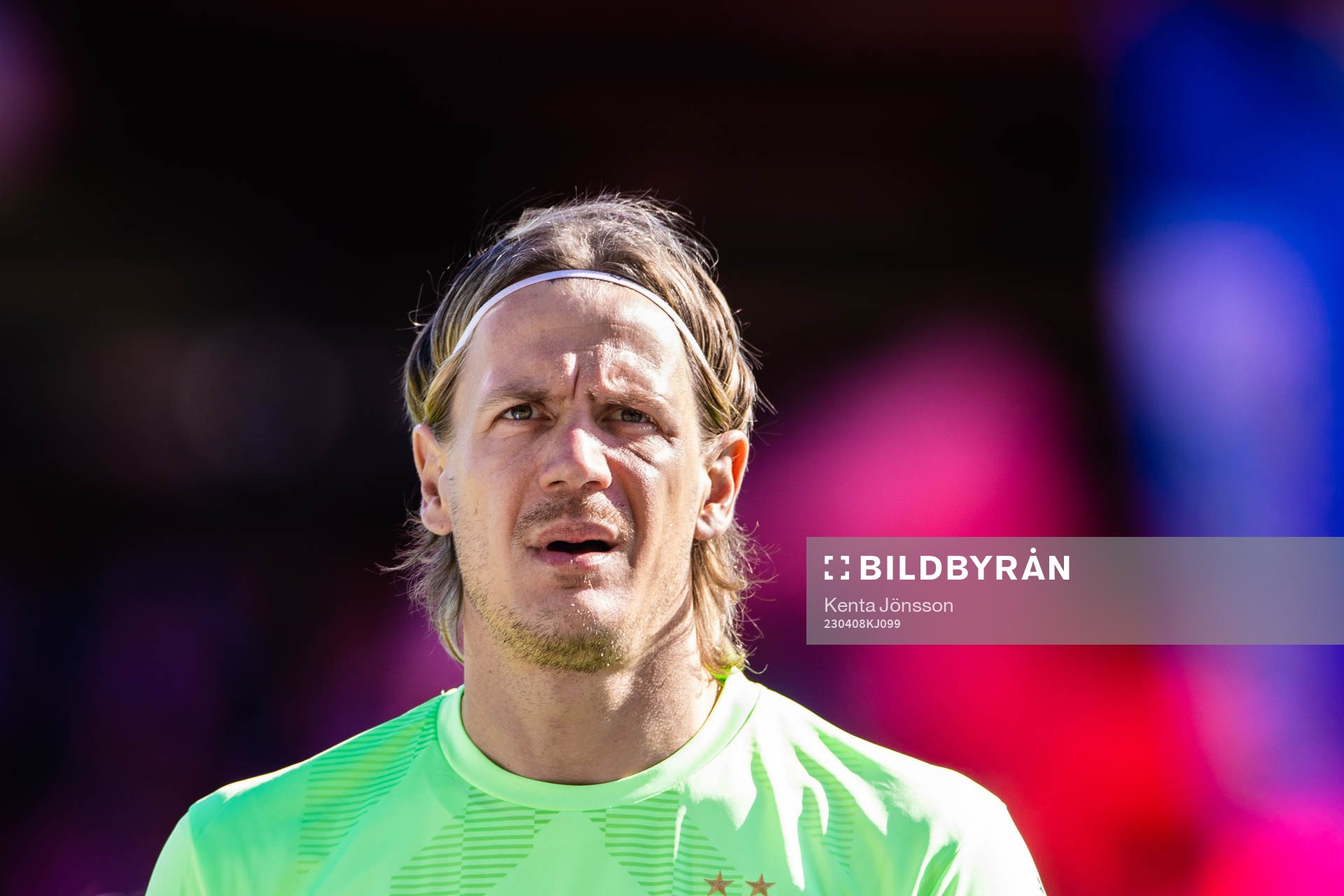 Malmö FFs målvakt Johan Dahlin