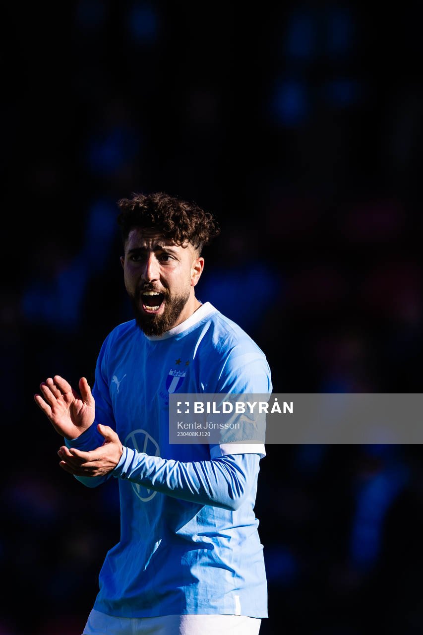 Malmö FFs Moustafa Zeidan reagerar